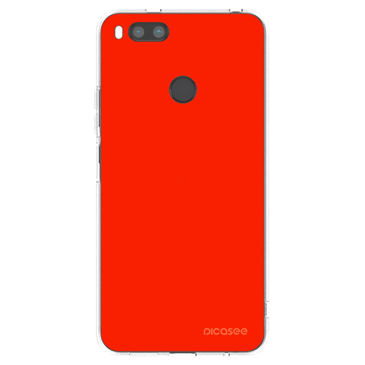 Picasee husă transparentă din silicon pentru Xiaomi Redmi A1 - Maranello Red