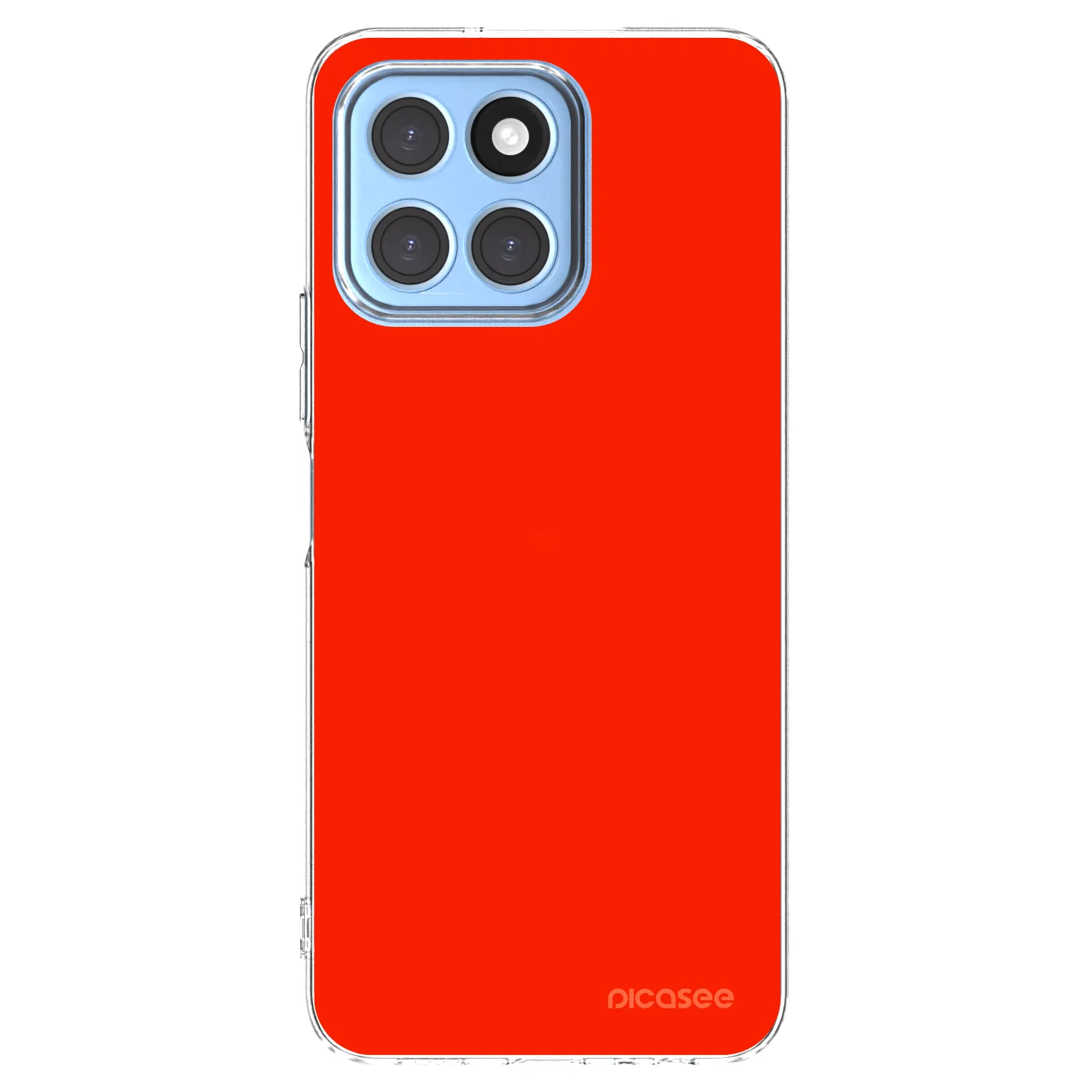 Picasee husă transparentă din silicon pentru Honor X8 5G - Maranello Red