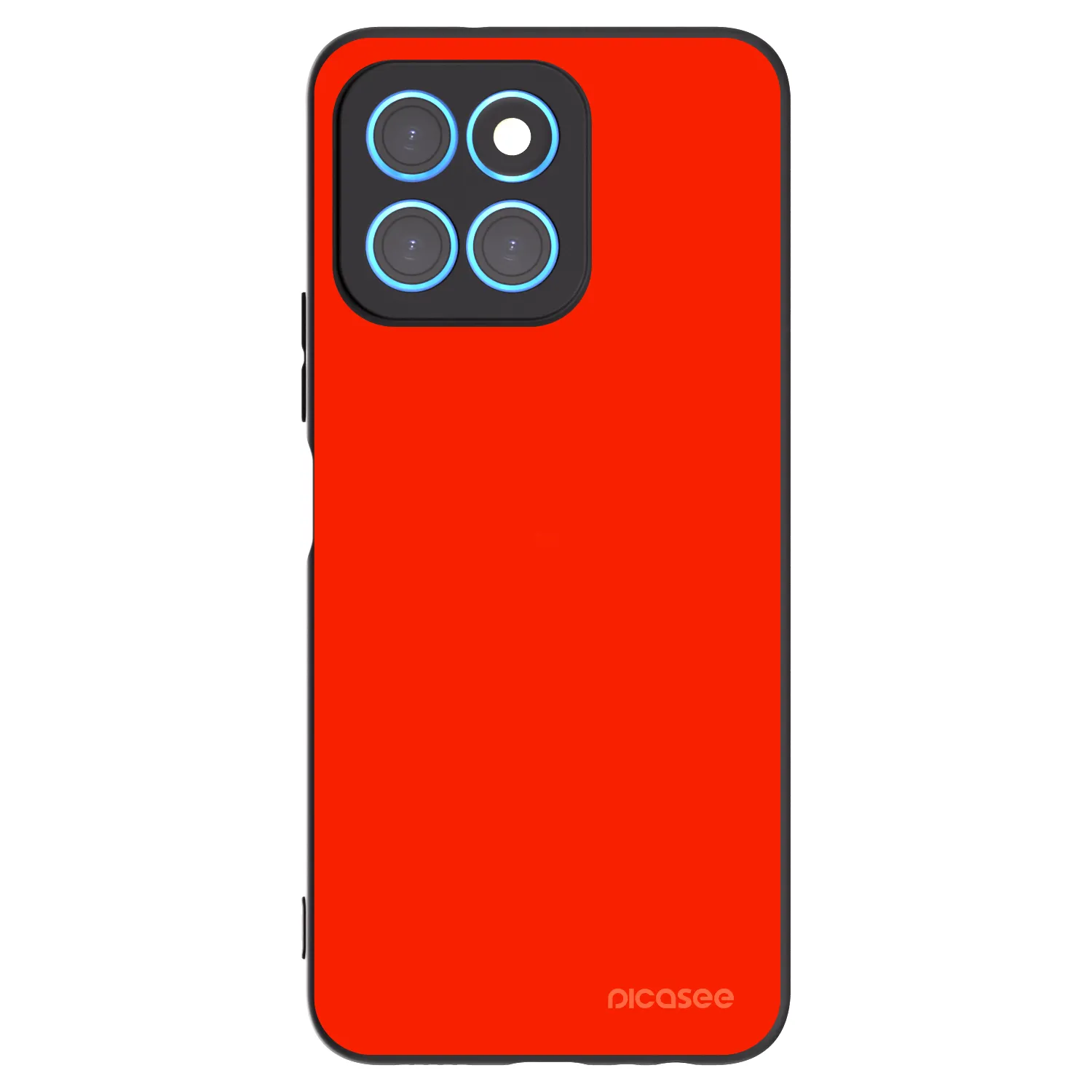 Picasee husă neagră din silicon pentru Honor X6 - Maranello Red