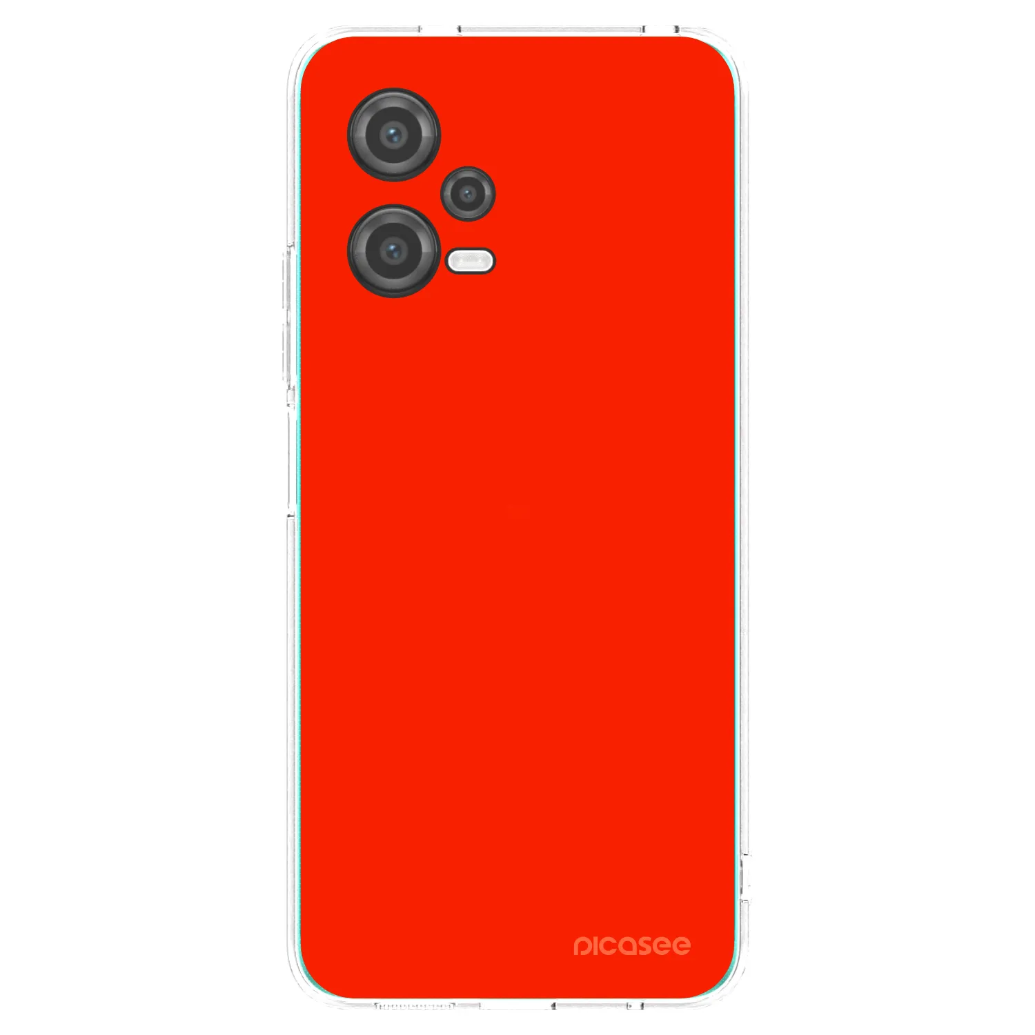 Picasee husă transparentă din silicon pentru Xiaomi Poco X5 - Maranello Red
