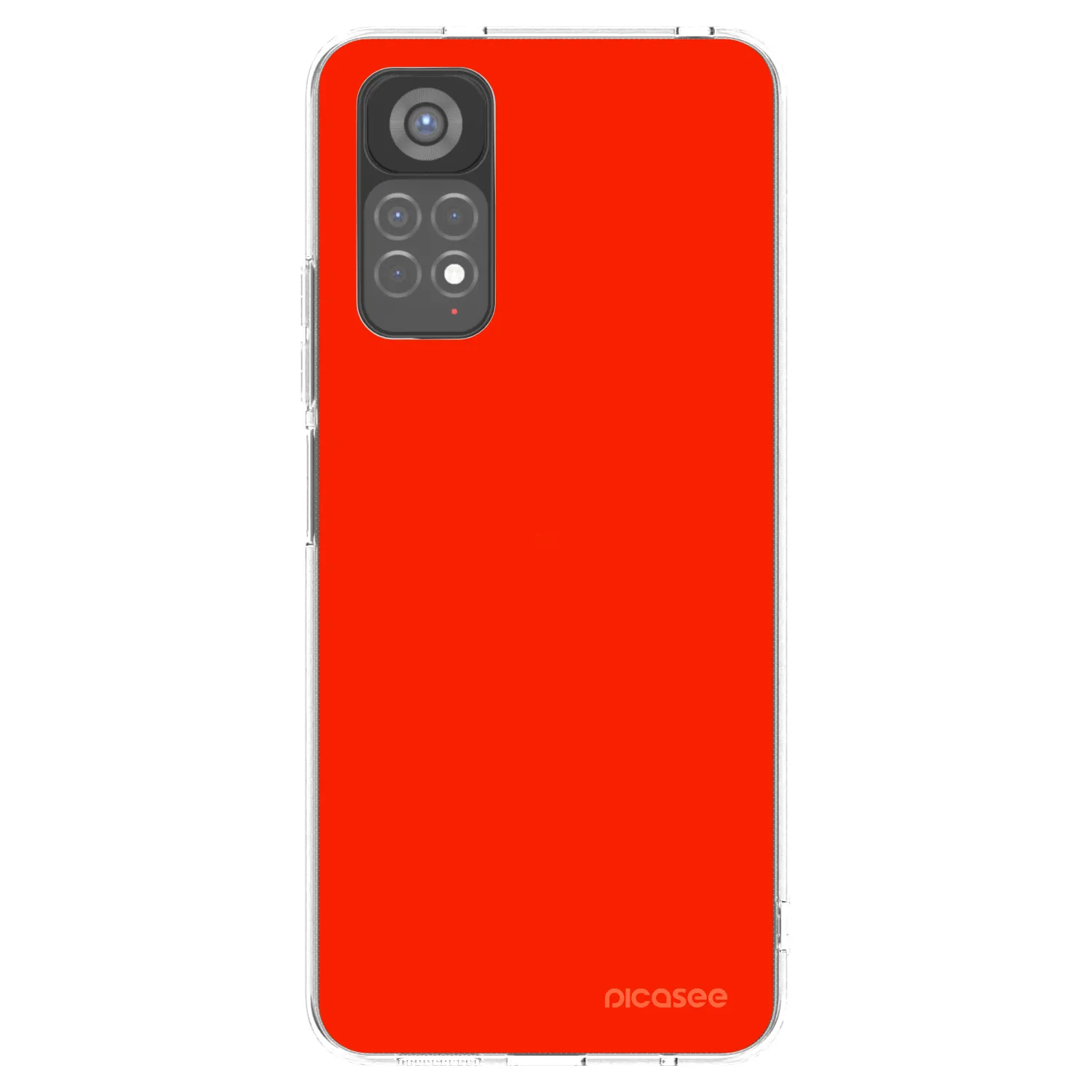 Picasee husă transparentă din silicon pentru Xiaomi Redmi Note 11S 5G - Maranello Red