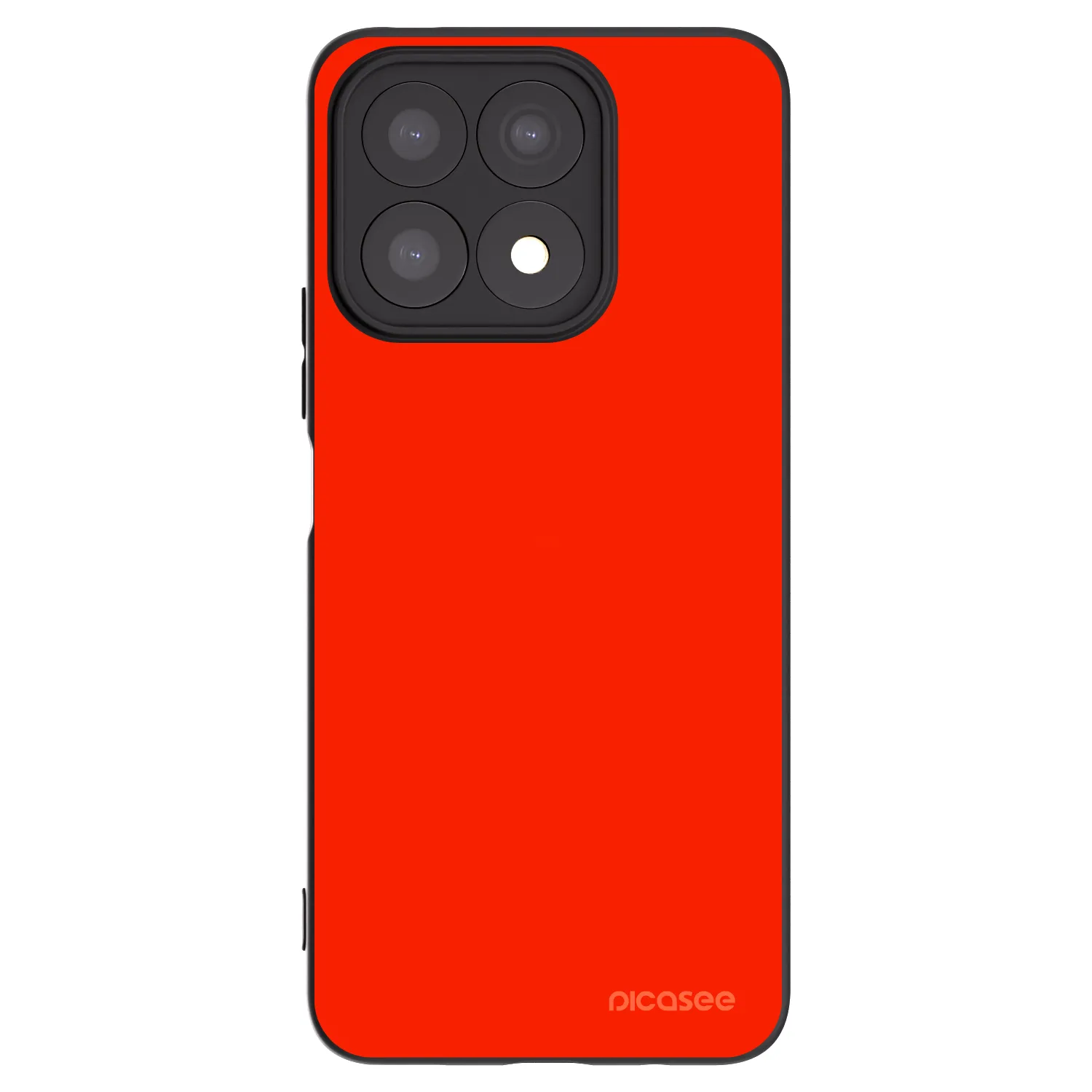 Picasee husă neagră din silicon pentru Honor X8a - Maranello Red
