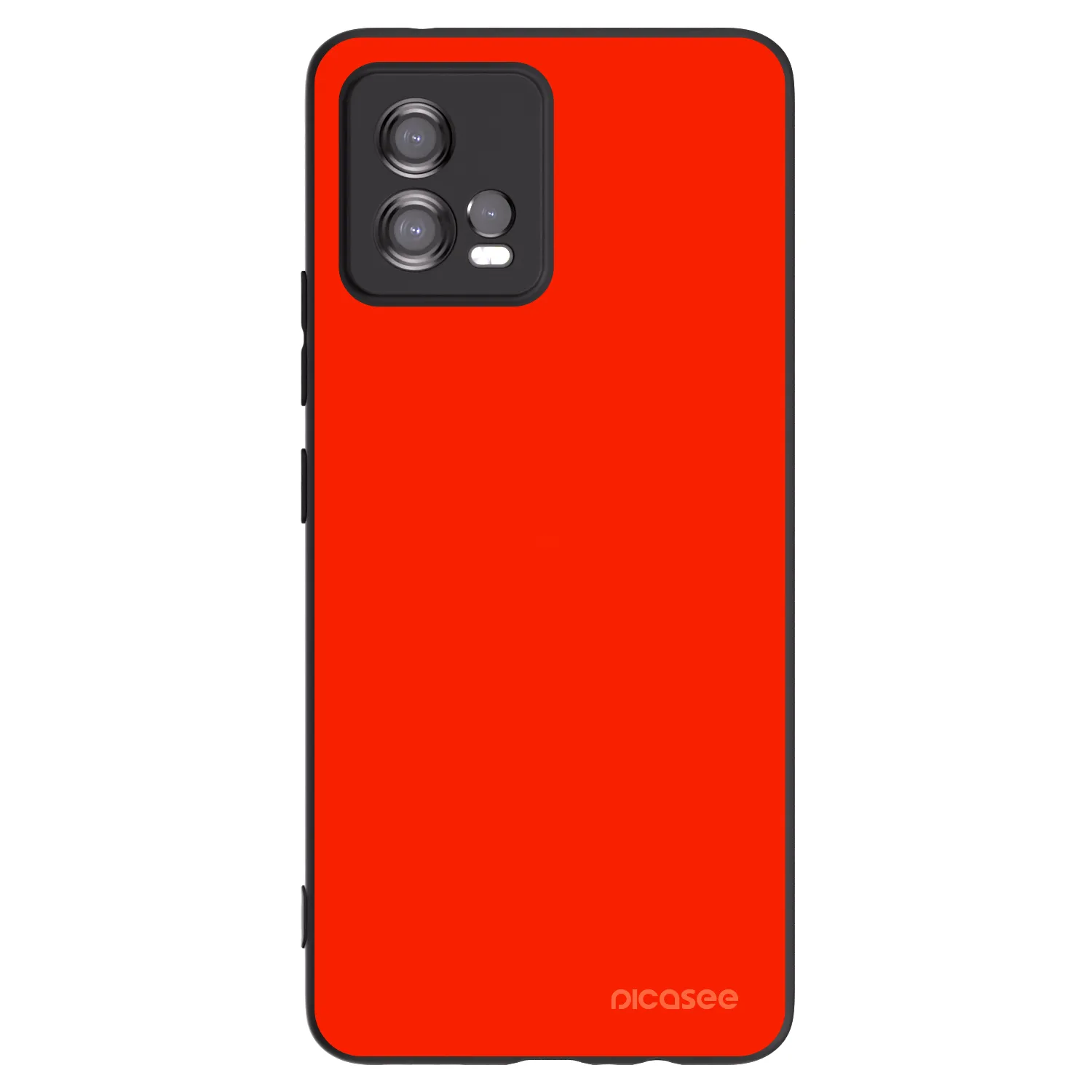 Picasee husă neagră din silicon pentru Motorola Moto G72 - Maranello Red