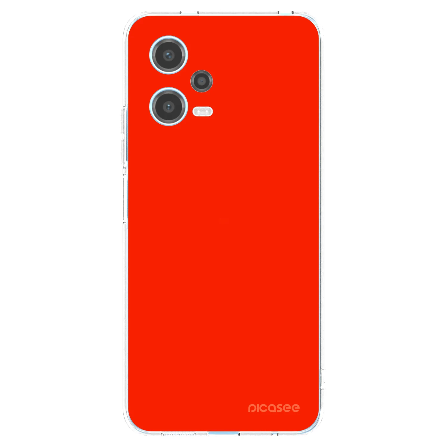 Picasee husă transparentă din silicon pentru Xiaomi Redmi Note 12 5G - Maranello Red