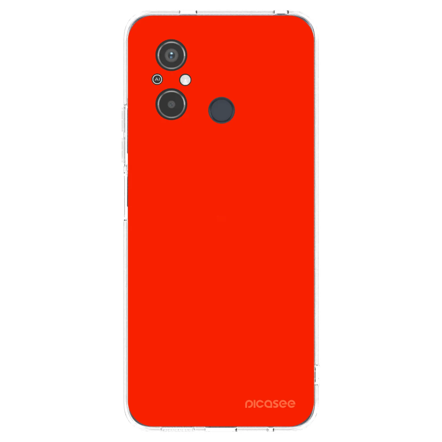 Picasee husă transparentă din silicon pentru Xiaomi Redmi 12C - Maranello Red