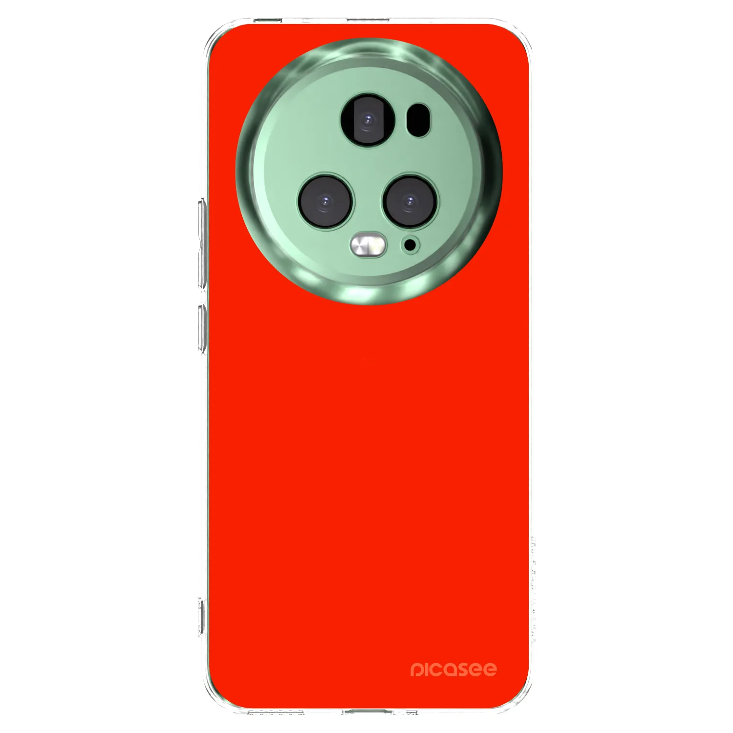 Picasee husă transparentă din silicon pentru Honor Magic5 Pro - Maranello Red