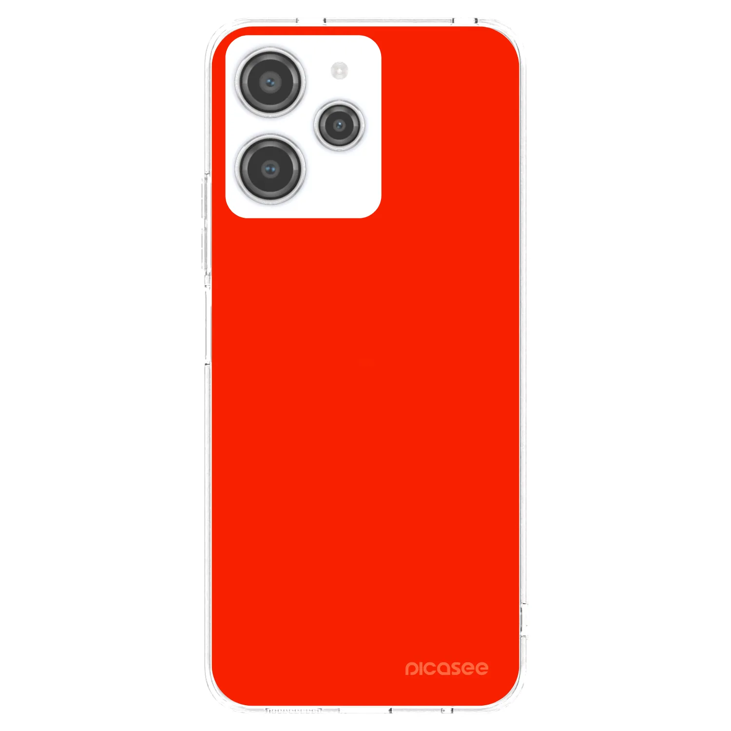 Picasee husă transparentă din silicon pentru Xiaomi Redmi 12 4G - Maranello Red