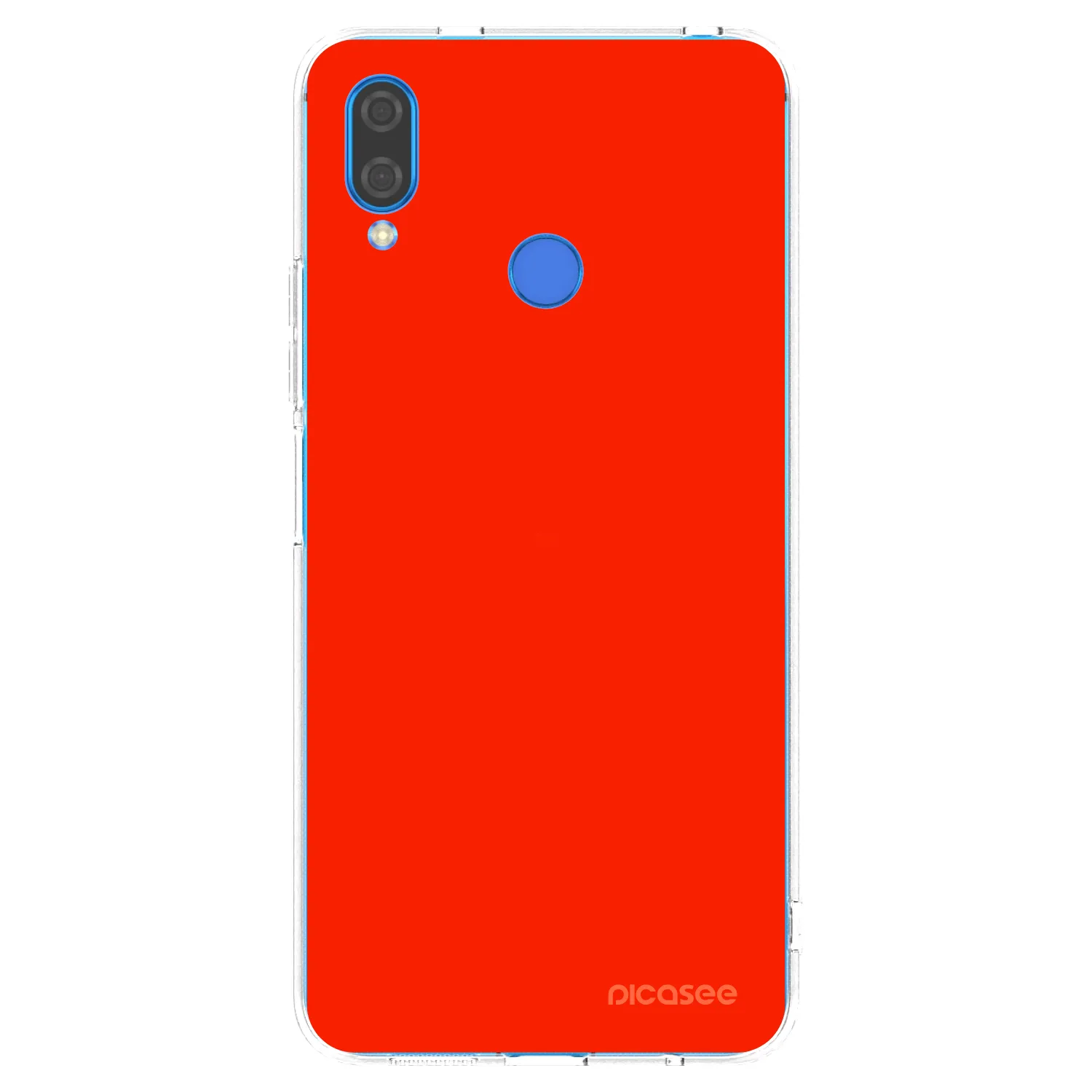 Picasee husă transparentă din silicon pentru Huawei Nova 3i - Maranello Red