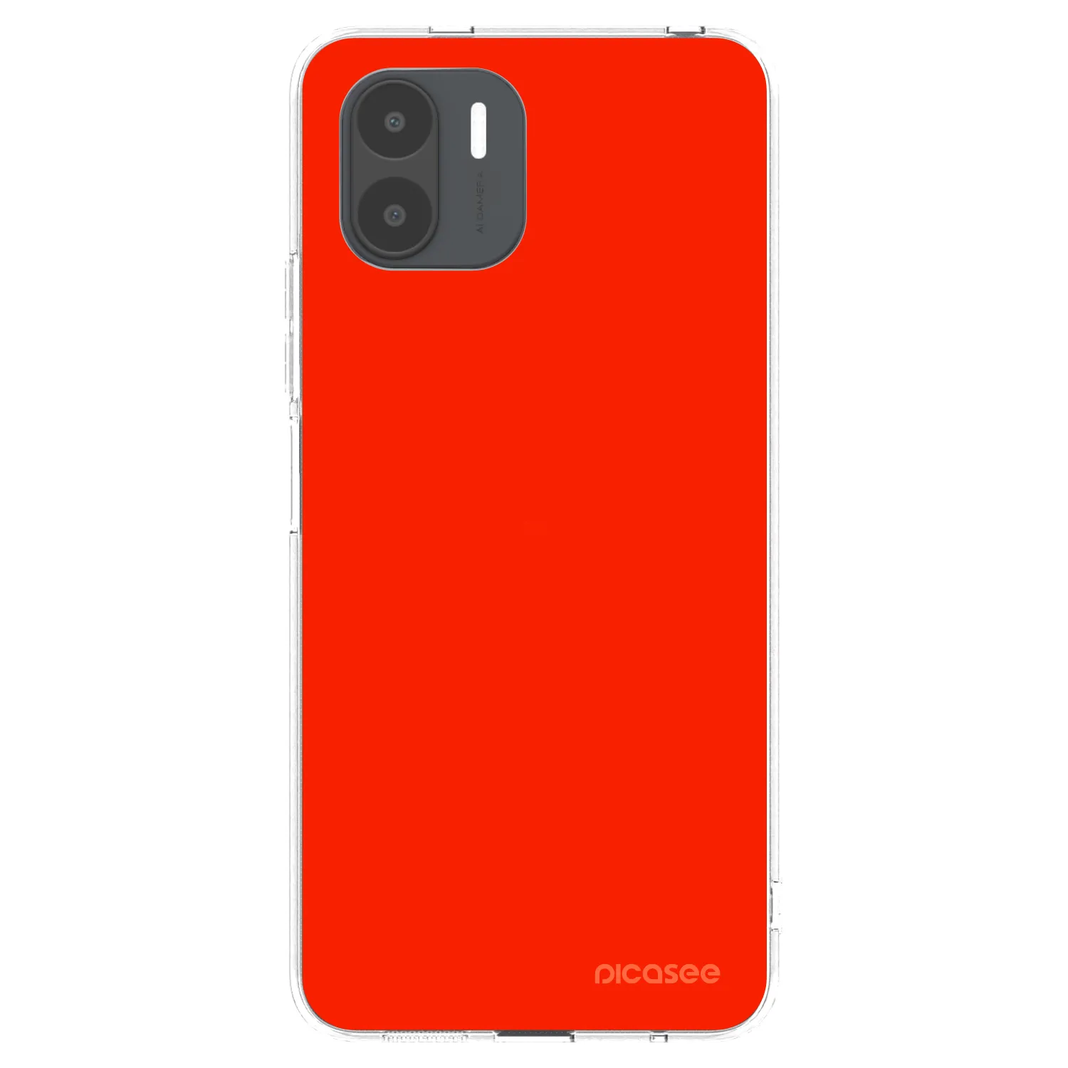Picasee husă transparentă din silicon pentru Xiaomi Redmi A2 - Maranello Red