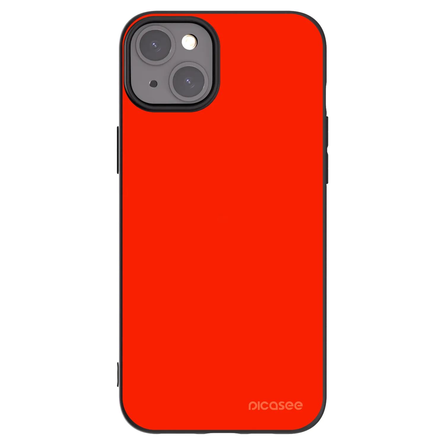 Picasee husă neagră din silicon pentru Apple iPhone 15 Plus - Maranello Red