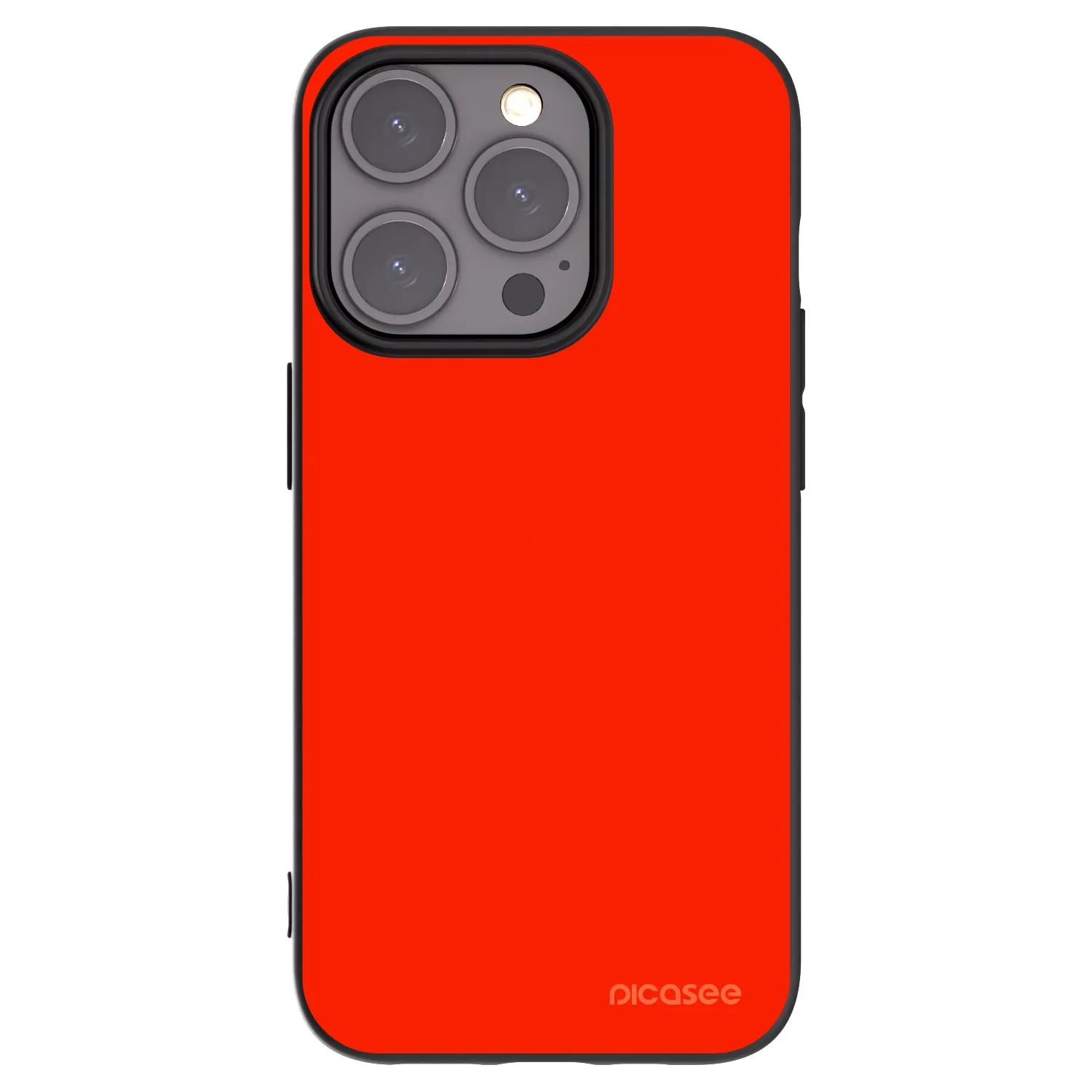 Picasee husă neagră din silicon pentru Apple iPhone 15 Pro - Maranello Red