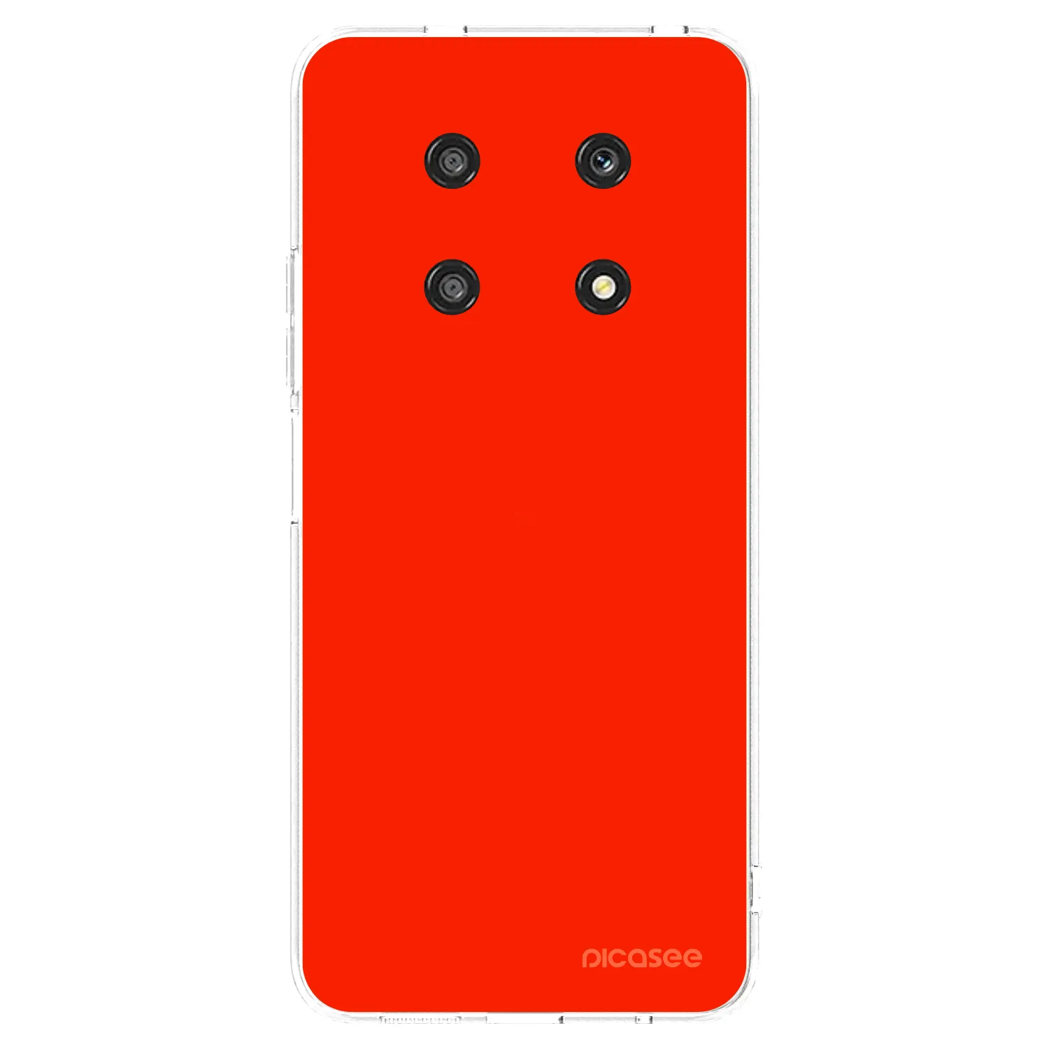 Picasee husă transparentă din silicon pentru Honor Magic4 Lite 5G - Maranello Red