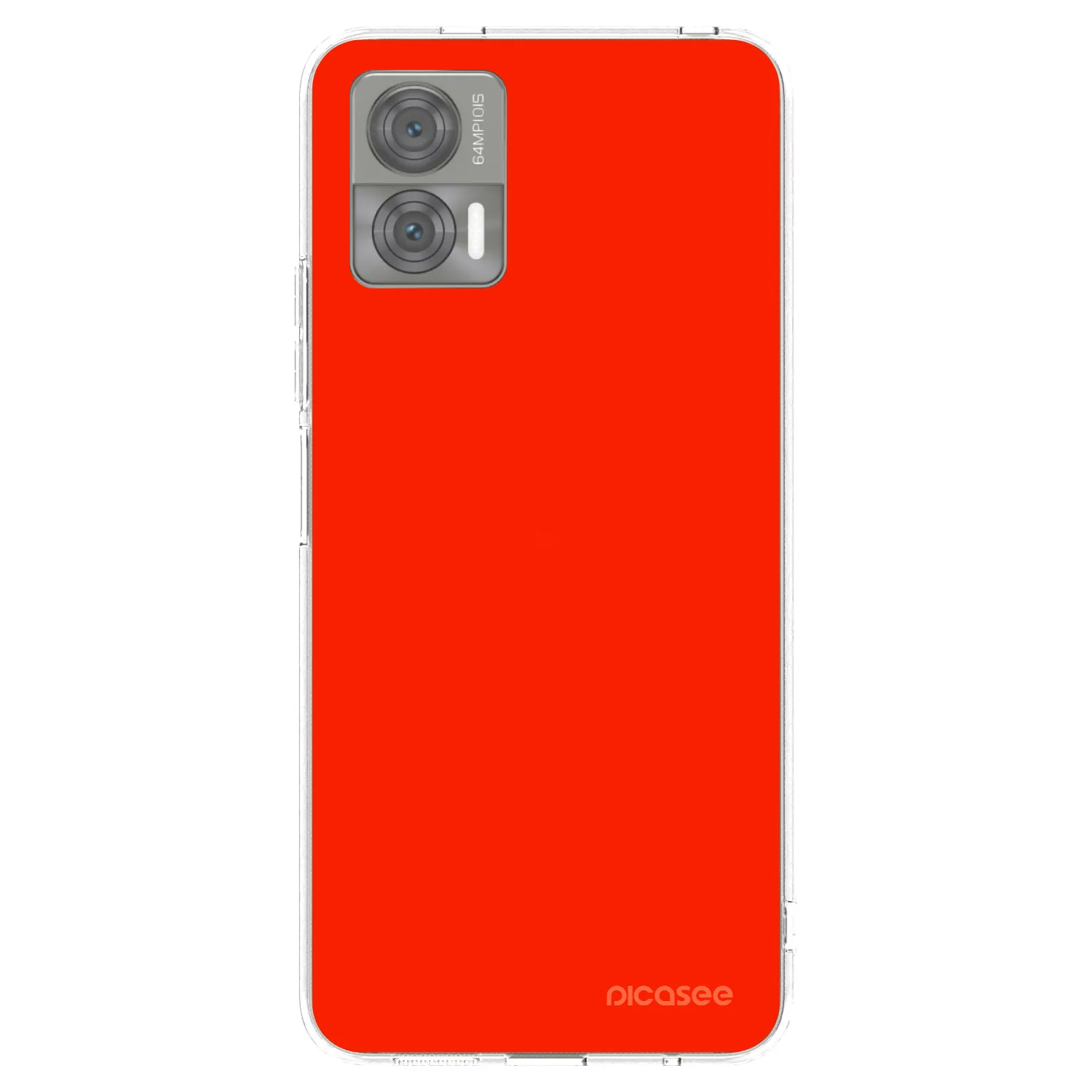 Picasee husă transparentă din silicon pentru Motorola Edge 30 Neo - Maranello Red
