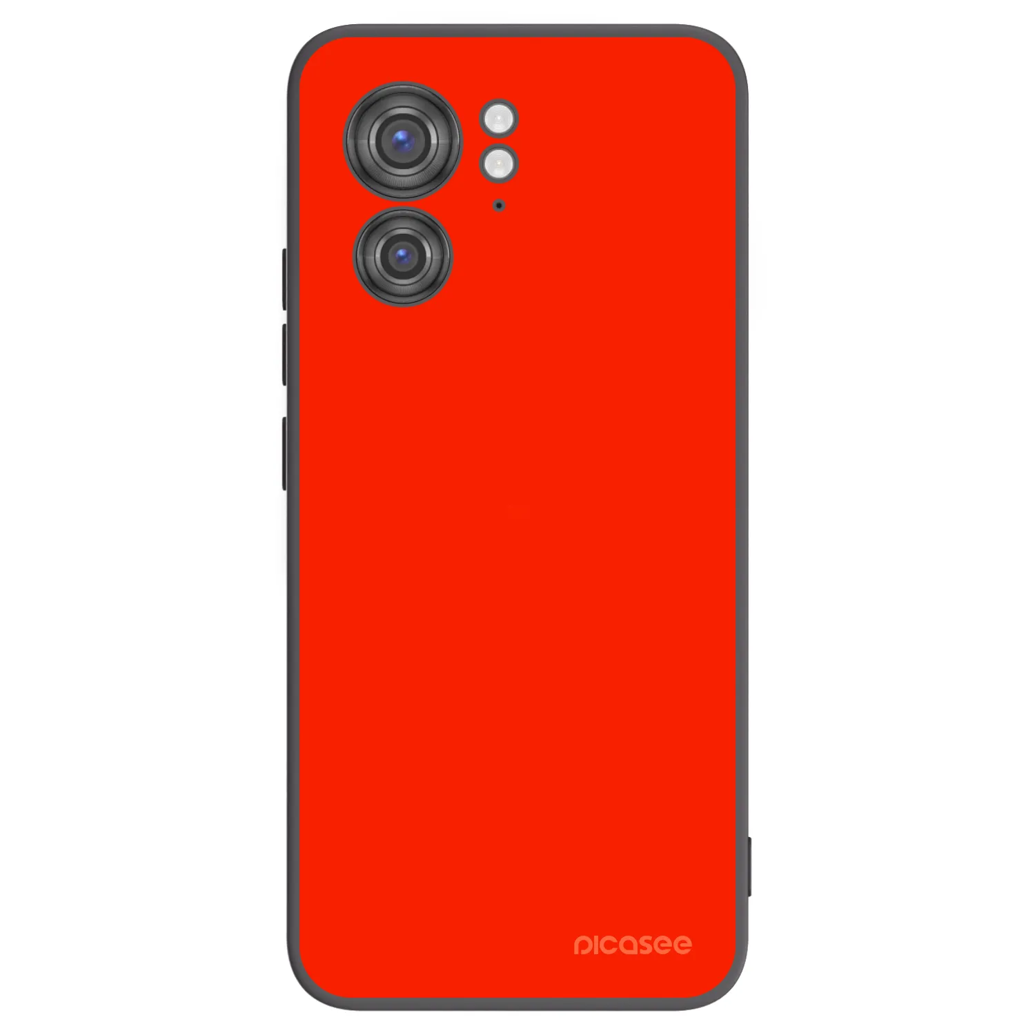 Picasee husă neagră din silicon pentru Motorola Edge 40 - Maranello Red