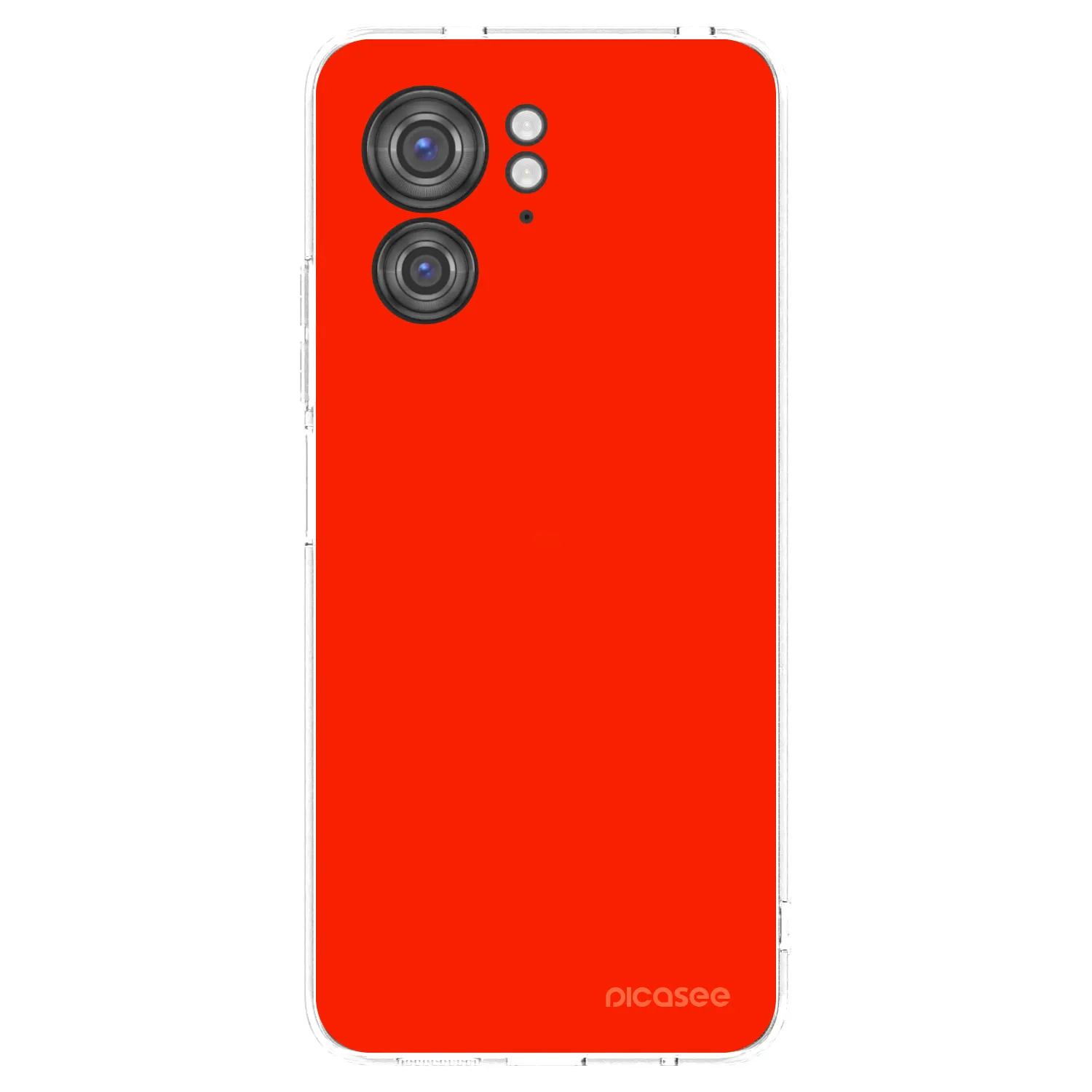Picasee husă transparentă din silicon pentru Motorola Edge 40 - Maranello Red