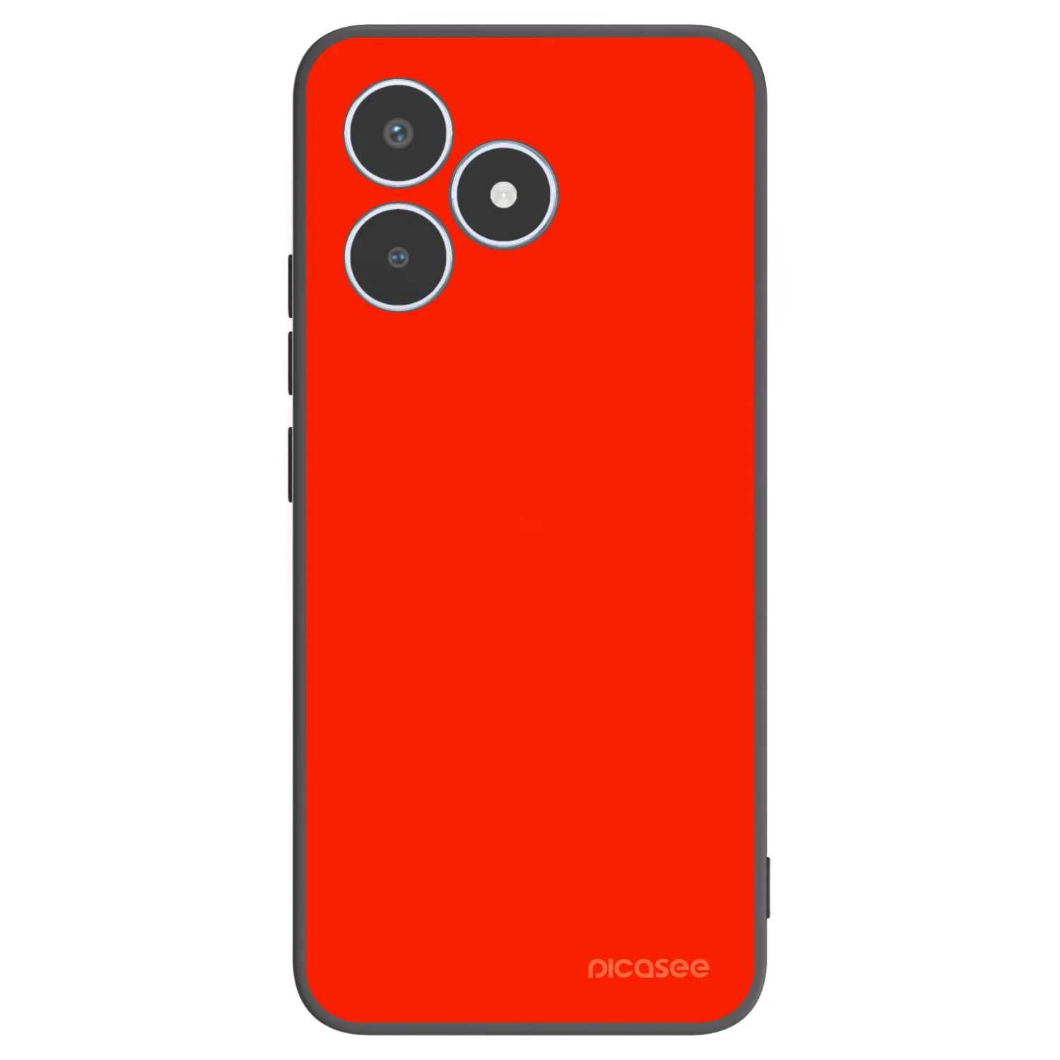 Picasee husă neagră din silicon pentru Realme C53 - Maranello Red