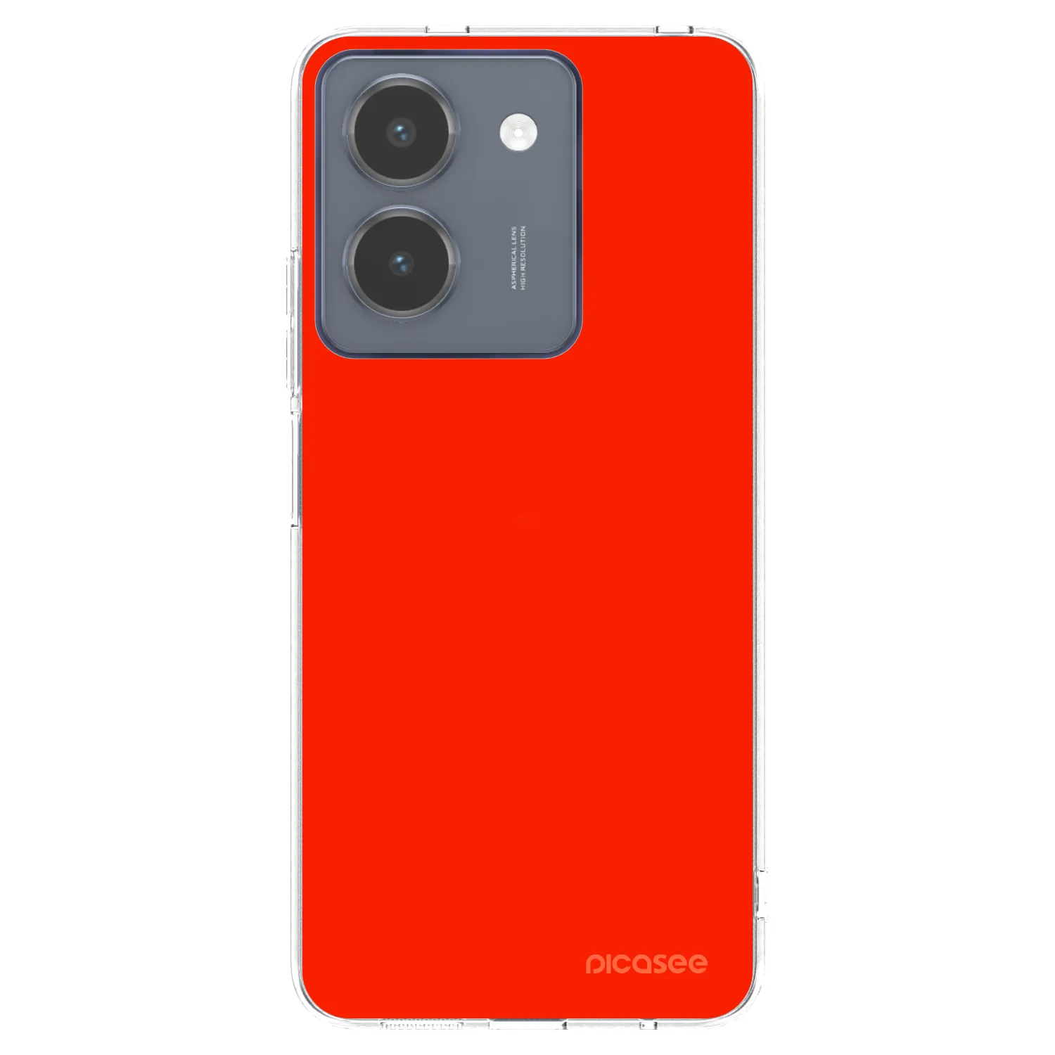 Picasee husă transparentă din silicon pentru Vivo Y36 4G - Maranello Red