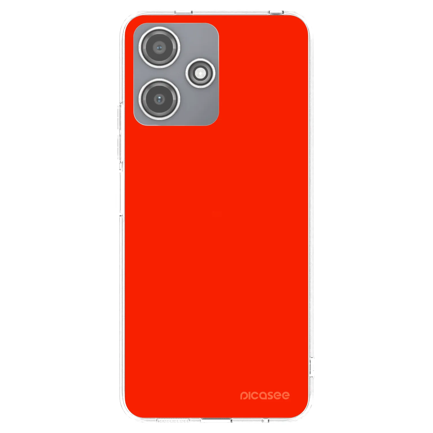 Picasee husă transparentă din silicon pentru Xiaomi Redmi 12 5G - Maranello Red