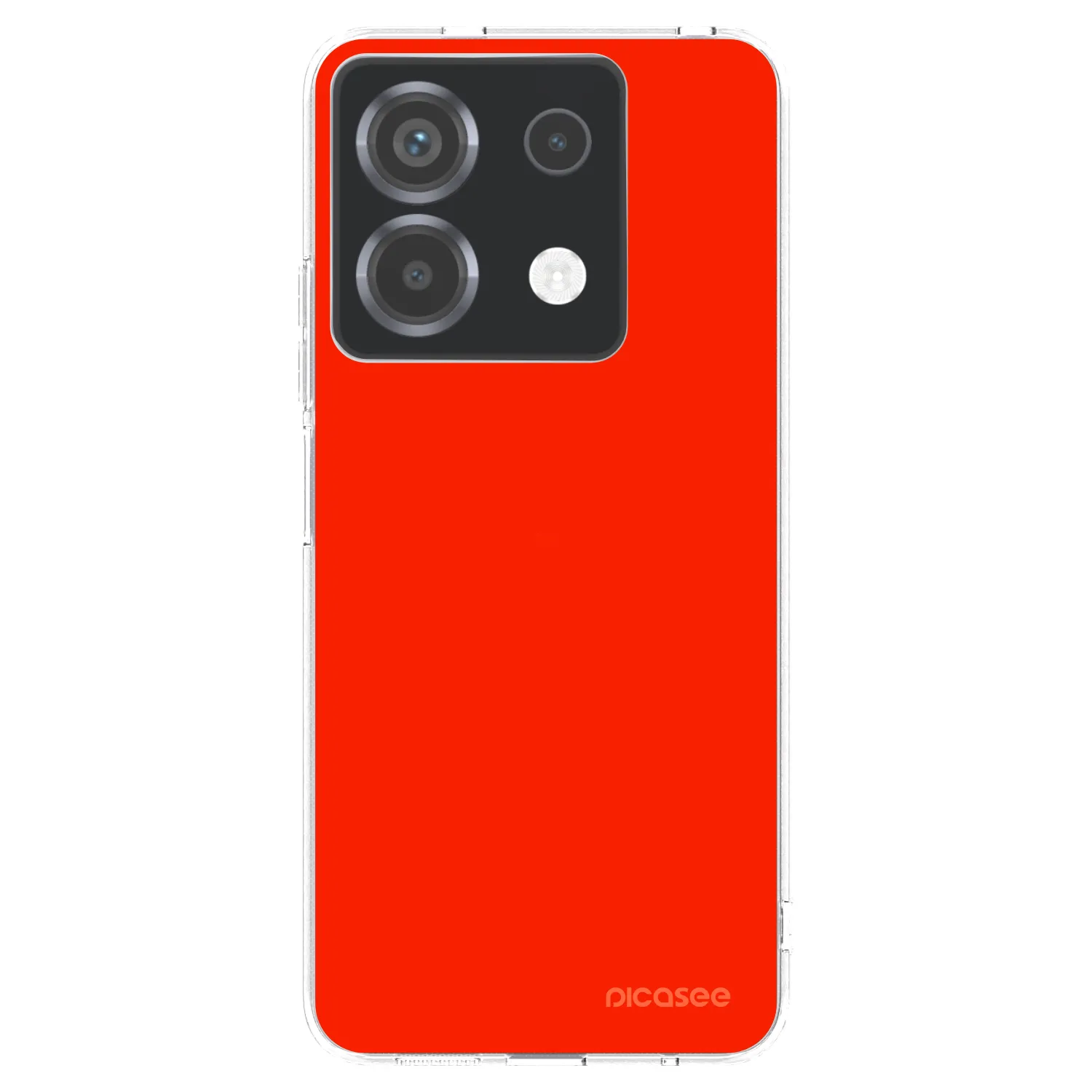 Picasee husă transparentă din silicon pentru Xiaomi Poco X6 - Maranello Red