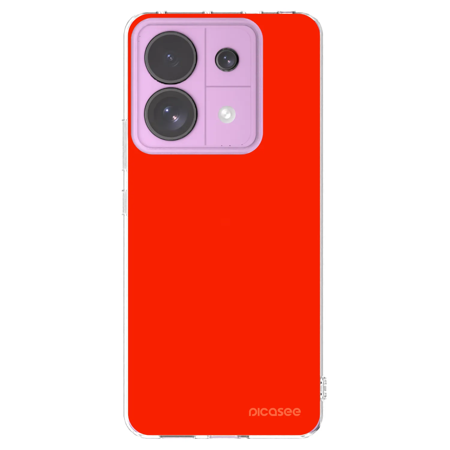 Picasee husă transparentă din silicon pentru Xiaomi Redmi Note 13 Pro 5G - Maranello Red