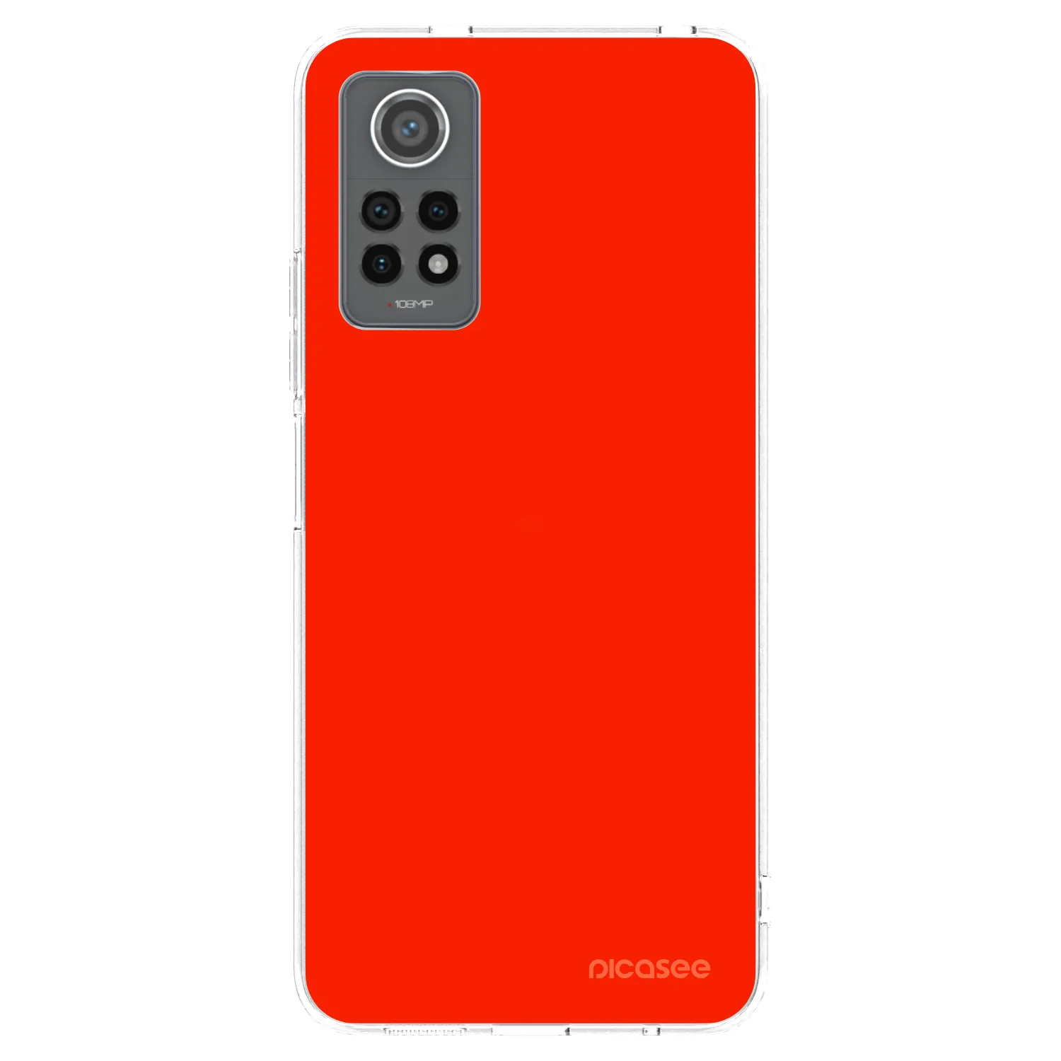Picasee husă transparentă din silicon pentru Xiaomi Redmi Note 12 Pro 4G - Maranello Red