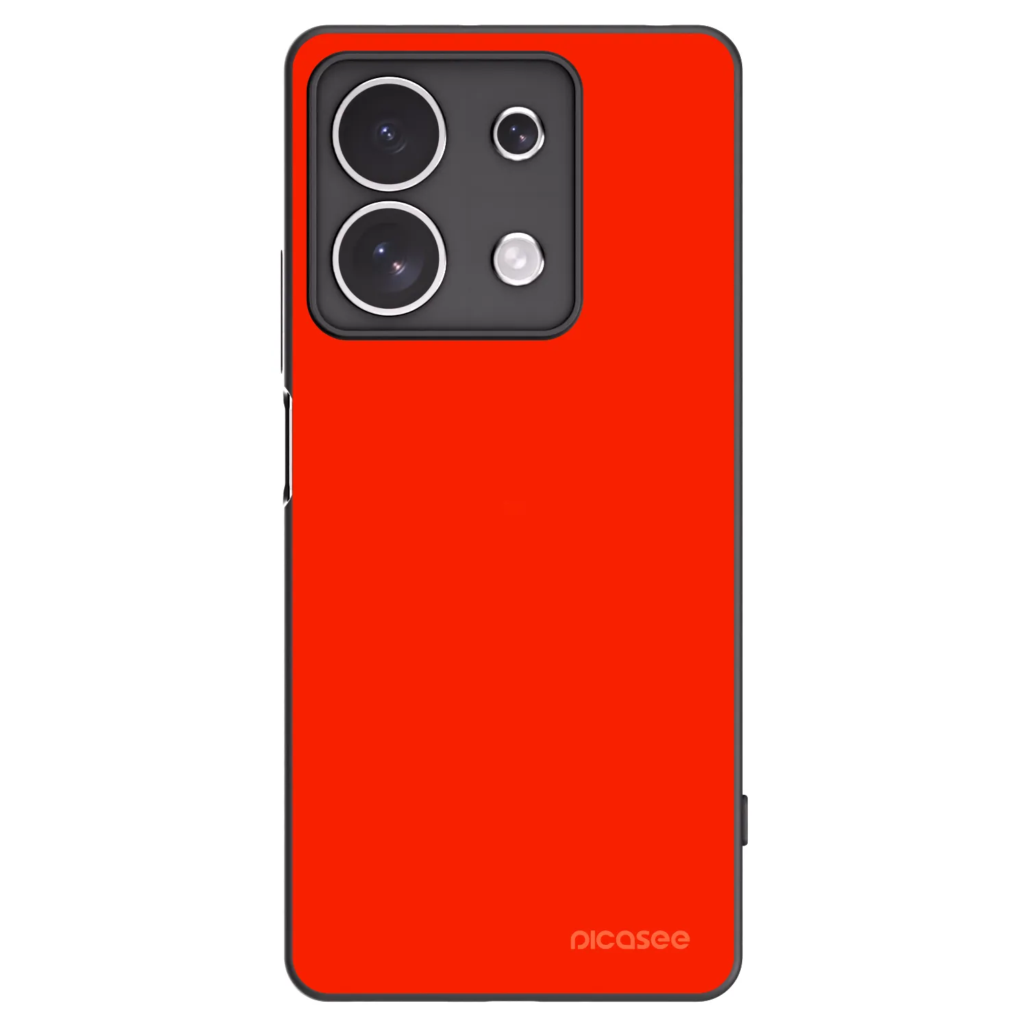 Picasee husă neagră din silicon pentru Xiaomi Redmi Note 13 4G - Maranello Red
