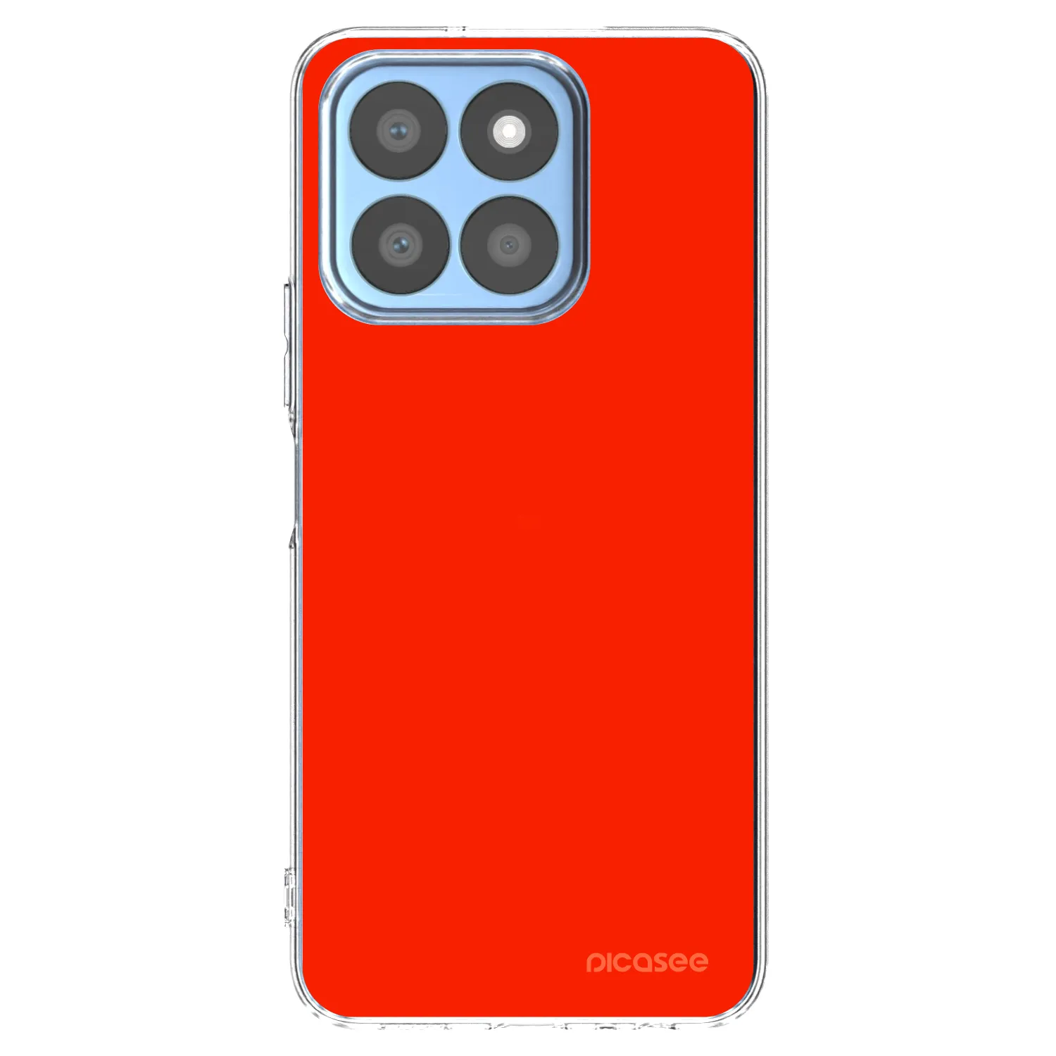 Picasee husă transparentă din silicon pentru Honor X8b - Maranello Red