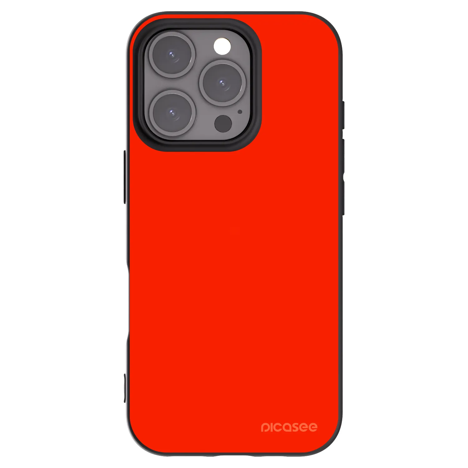 Picasee husă neagră din silicon pentru Apple iPhone 16 Pro - Maranello Red
