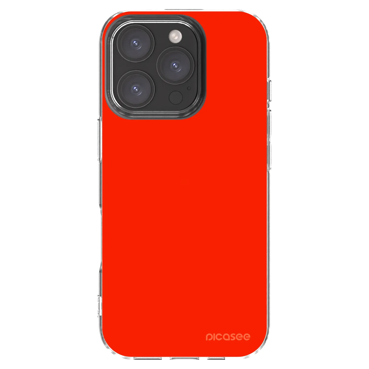 Picasee husă transparentă din silicon pentru Apple iPhone 16 Pro - Maranello Red