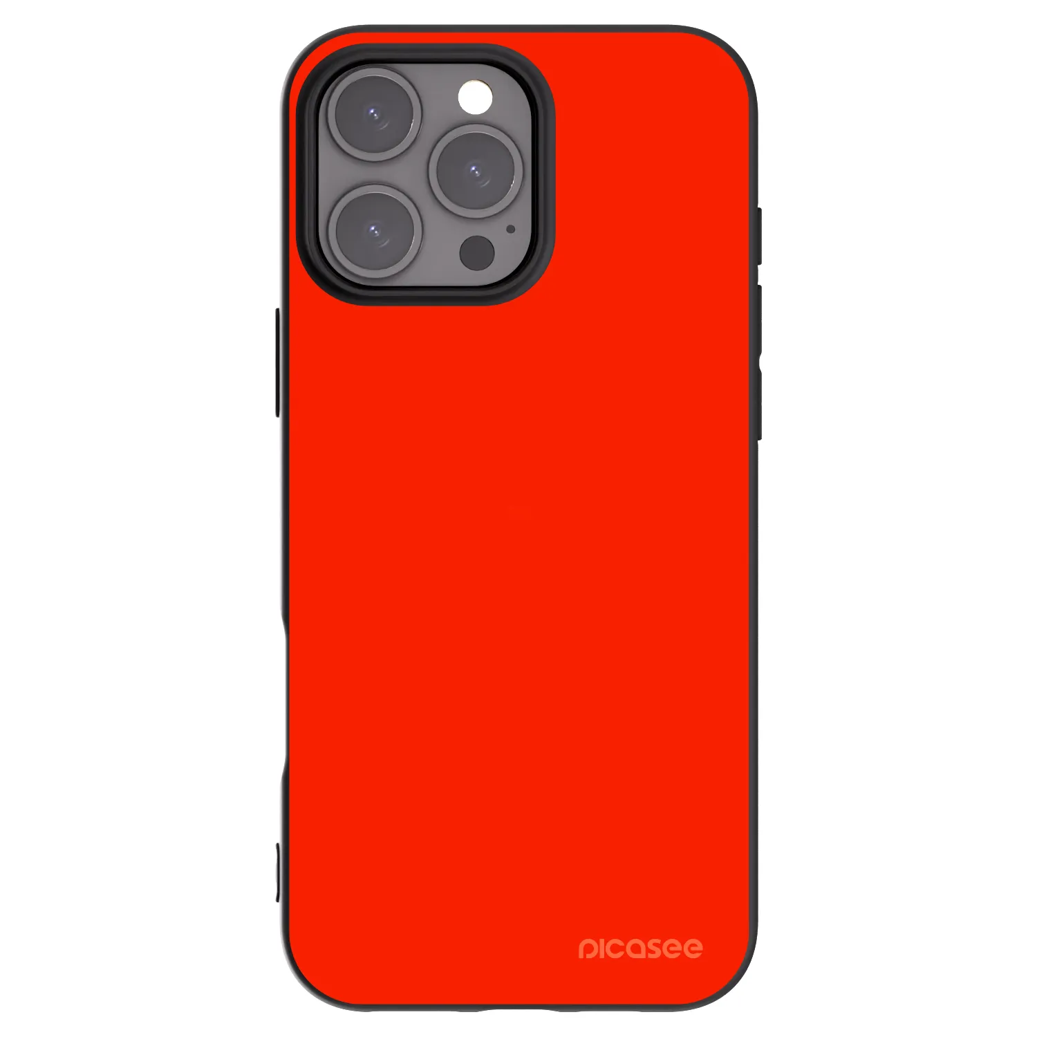 Picasee husă neagră din silicon pentru Apple iPhone 16 Pro Max - Maranello Red