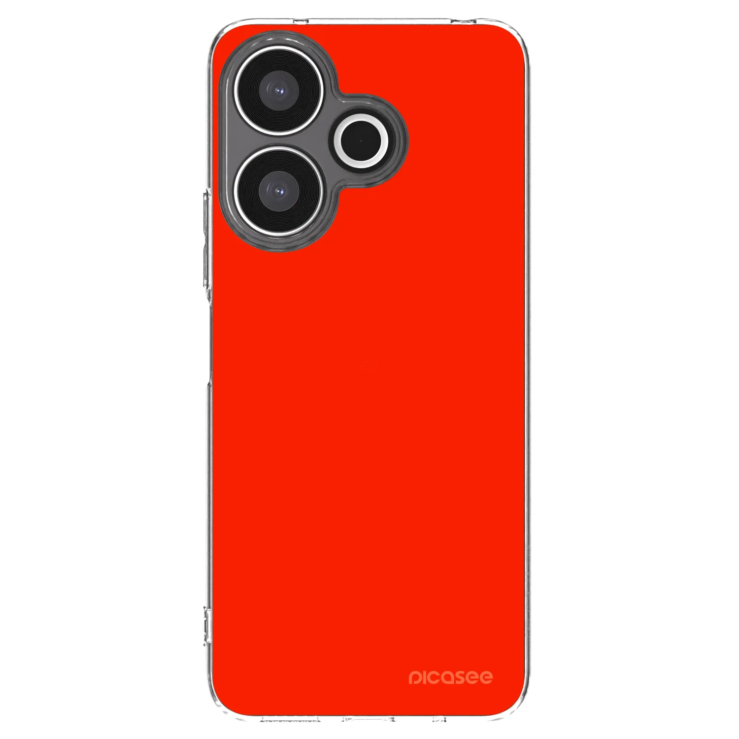 Picasee husă transparentă din silicon pentru Xiaomi Redmi 13 4G - Maranello Red