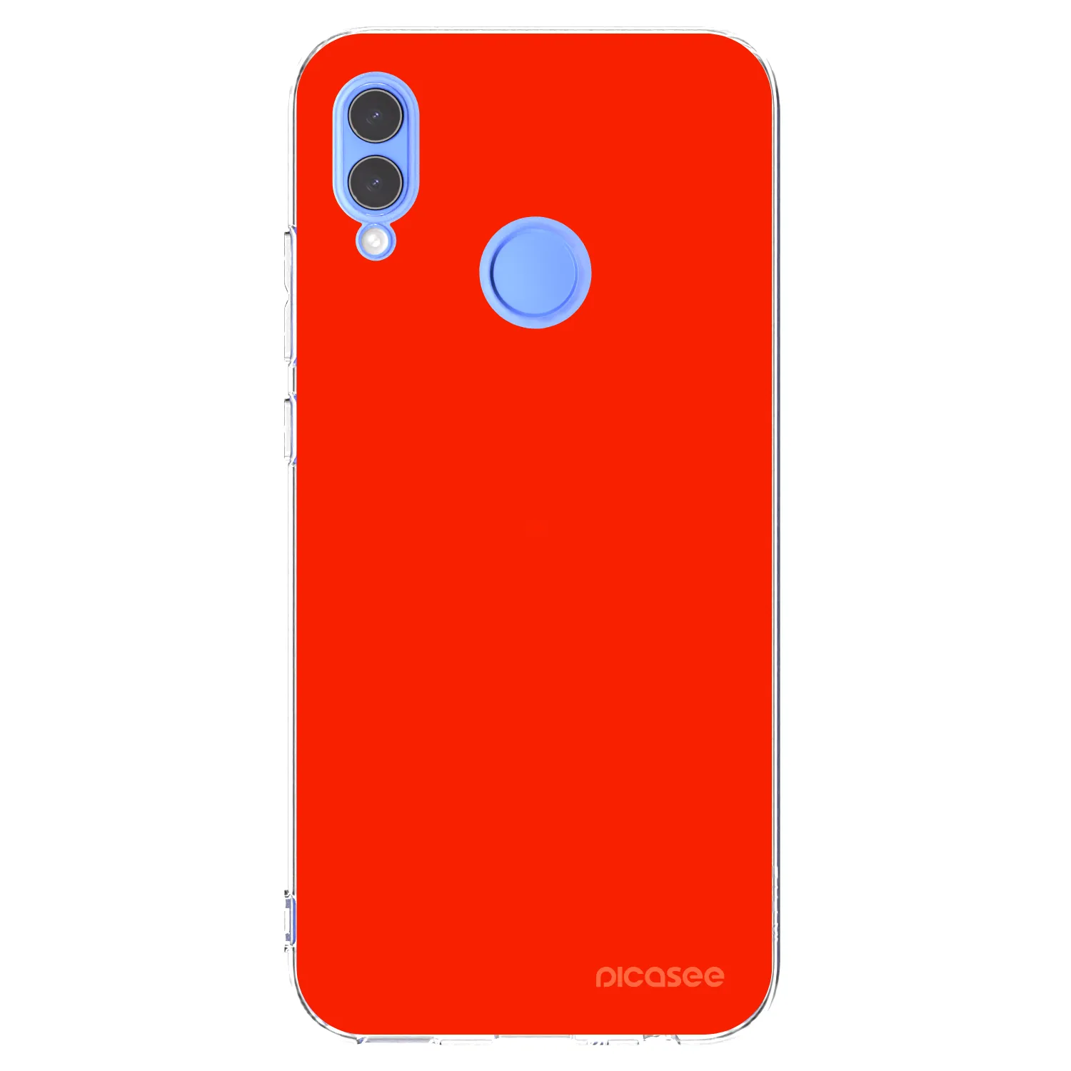 Picasee husă transparentă din silicon pentru Honor 10 Lite - Maranello Red
