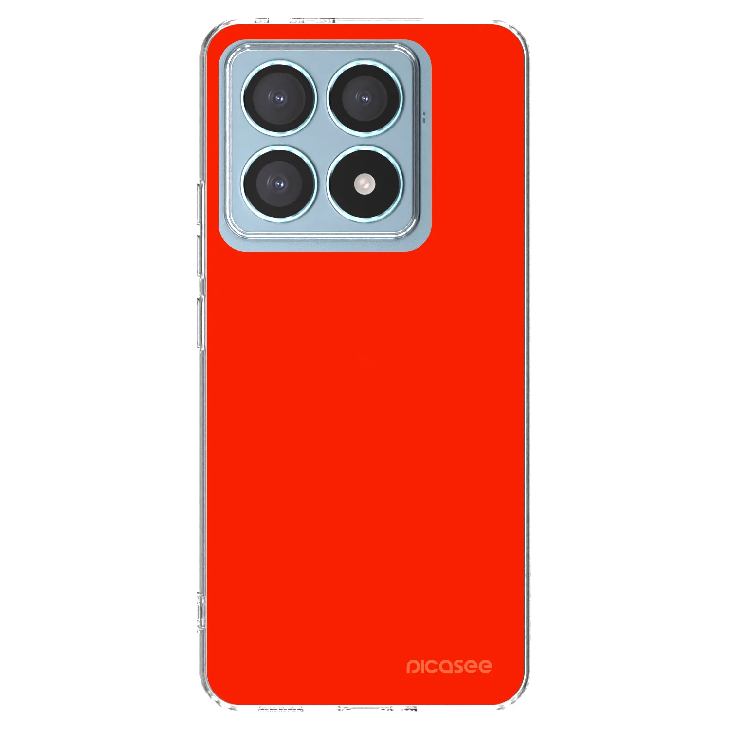 Picasee husă transparentă din silicon pentru Xiaomi 14T Pro - Maranello Red