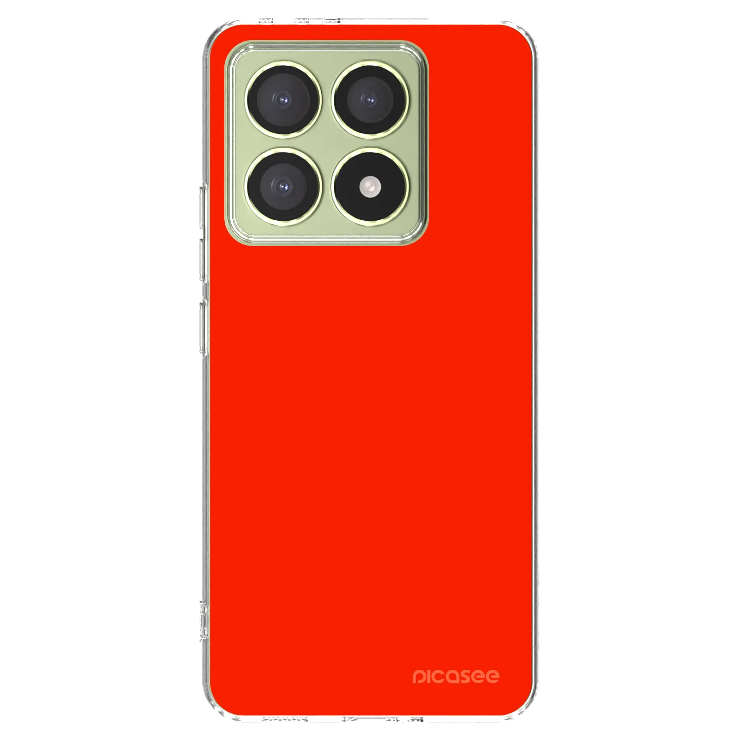 Picasee husă transparentă din silicon pentru Xiaomi 14T - Maranello Red