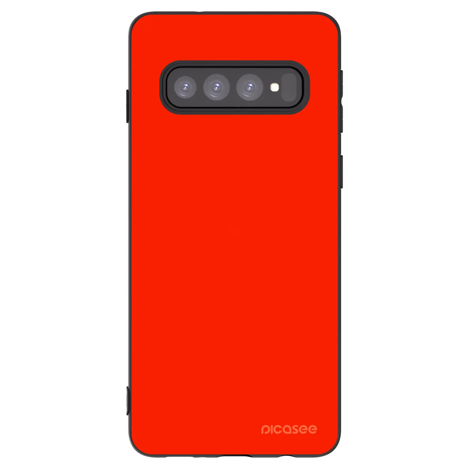 Picasee husă neagră din silicon pentru Samsung Galaxy S10 G973 - Maranello Red