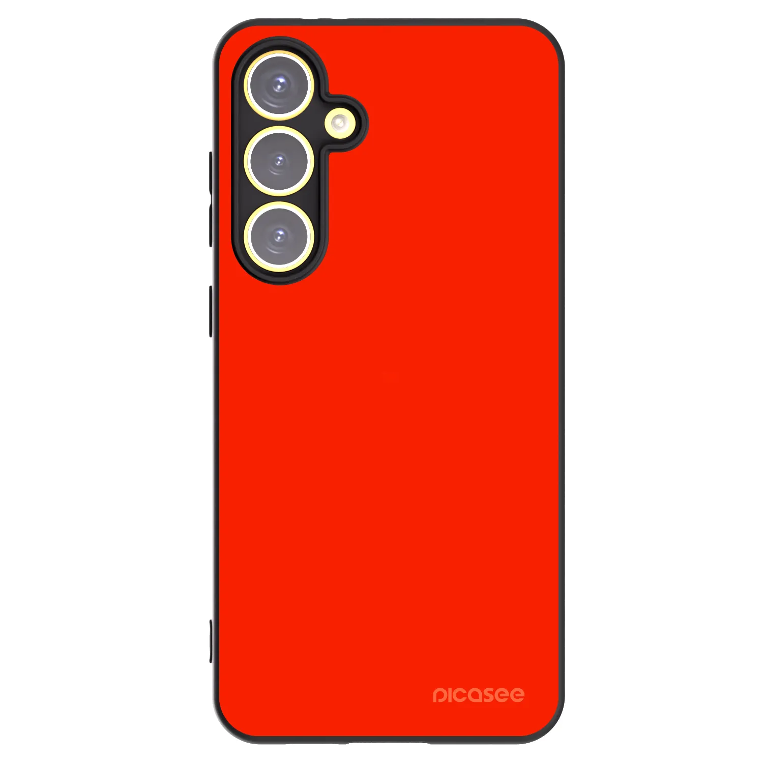 Picasee husă neagră din silicon pentru Samsung Galaxy S24 FE S721B - Maranello Red