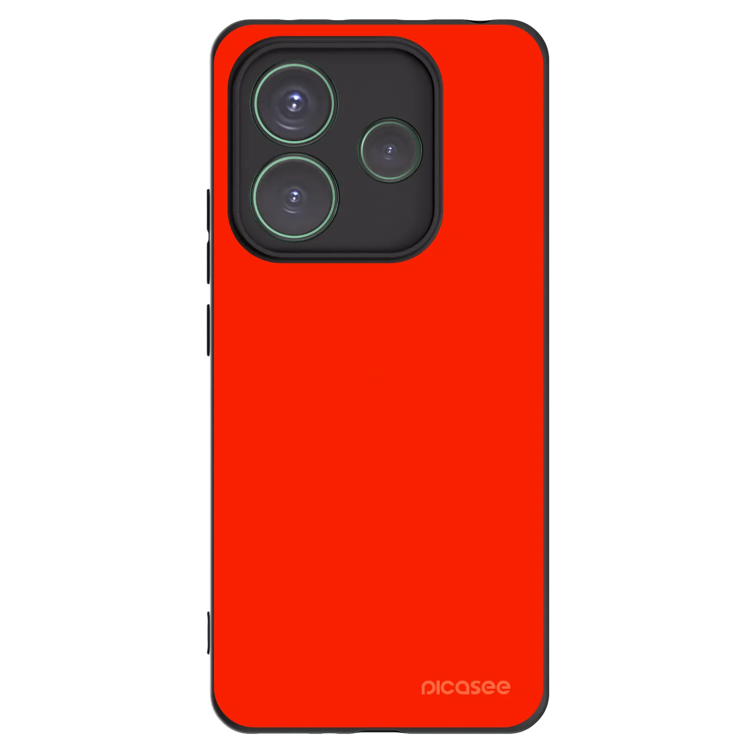 Picasee husă neagră din silicon pentru Xiaomi Redmi Note 14 5G - Maranello Red