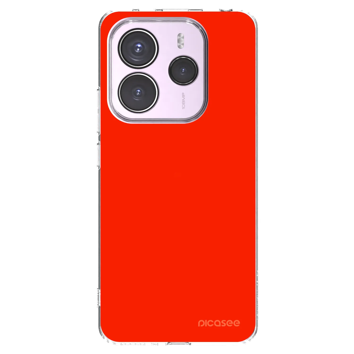 Picasee husă transparentă din silicon pentru Xiaomi Redmi Note 14 5G - Maranello Red