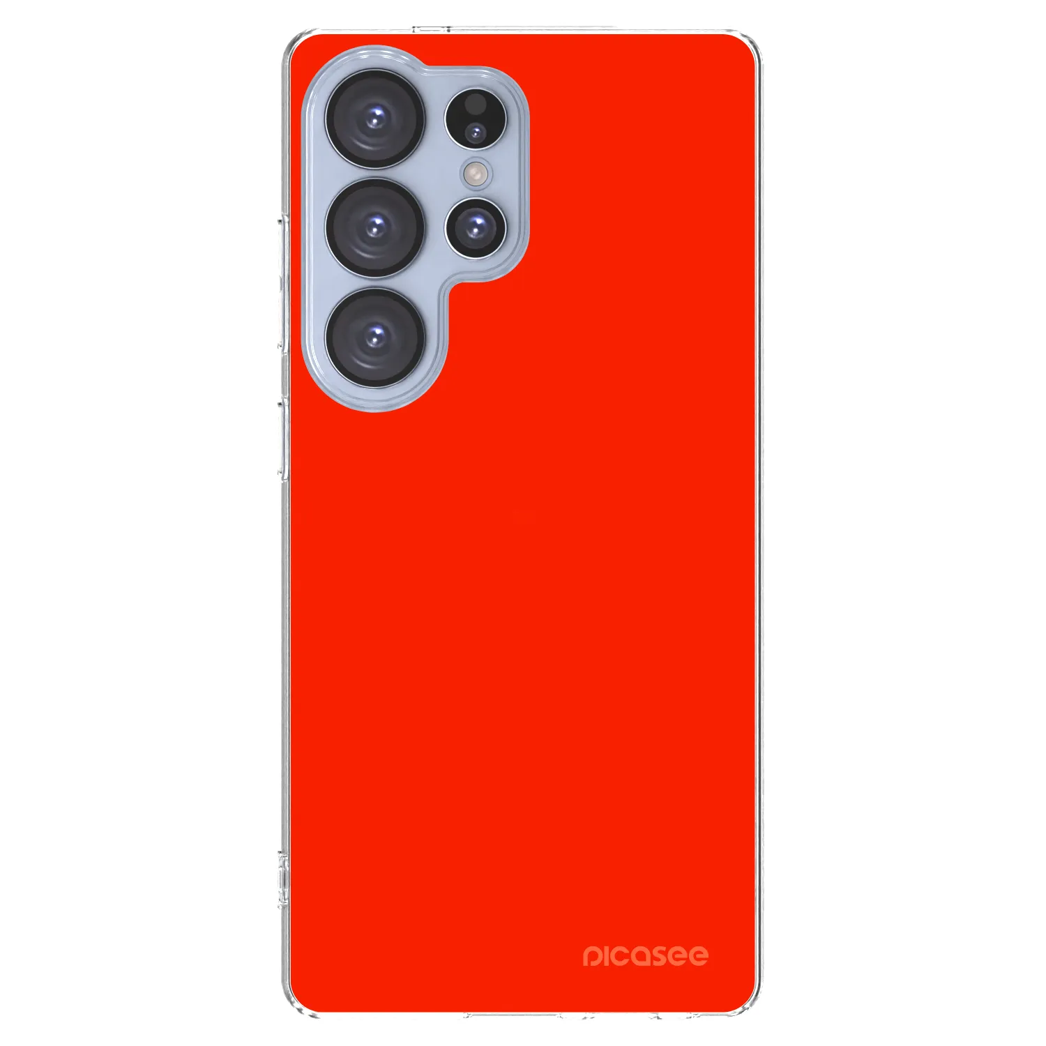 Picasee husă transparentă din silicon pentru Samsung Galaxy S25 Ultra 5G - Maranello Red