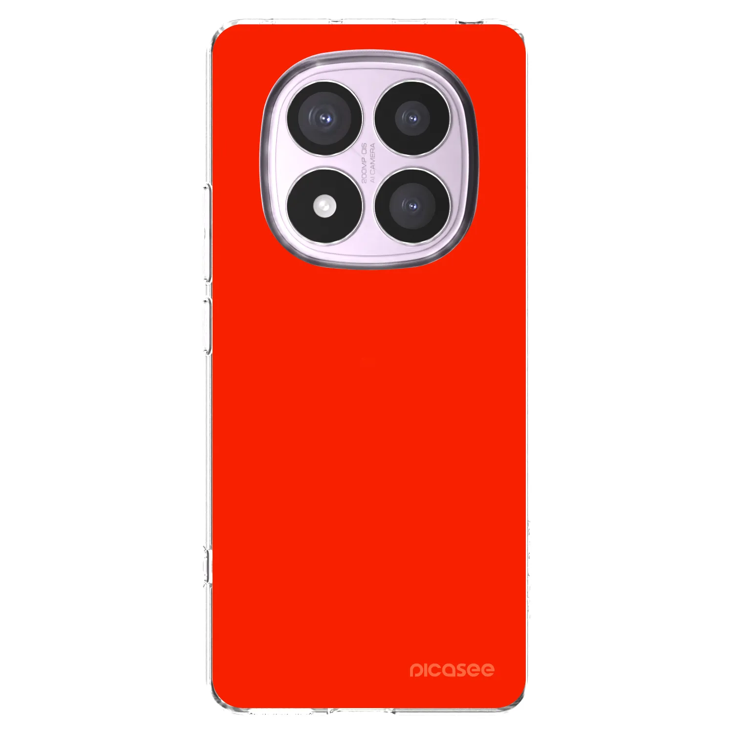 Picasee husă transparentă din silicon pentru Xiaomi Redmi Note 14 Pro 4G - Maranello Red