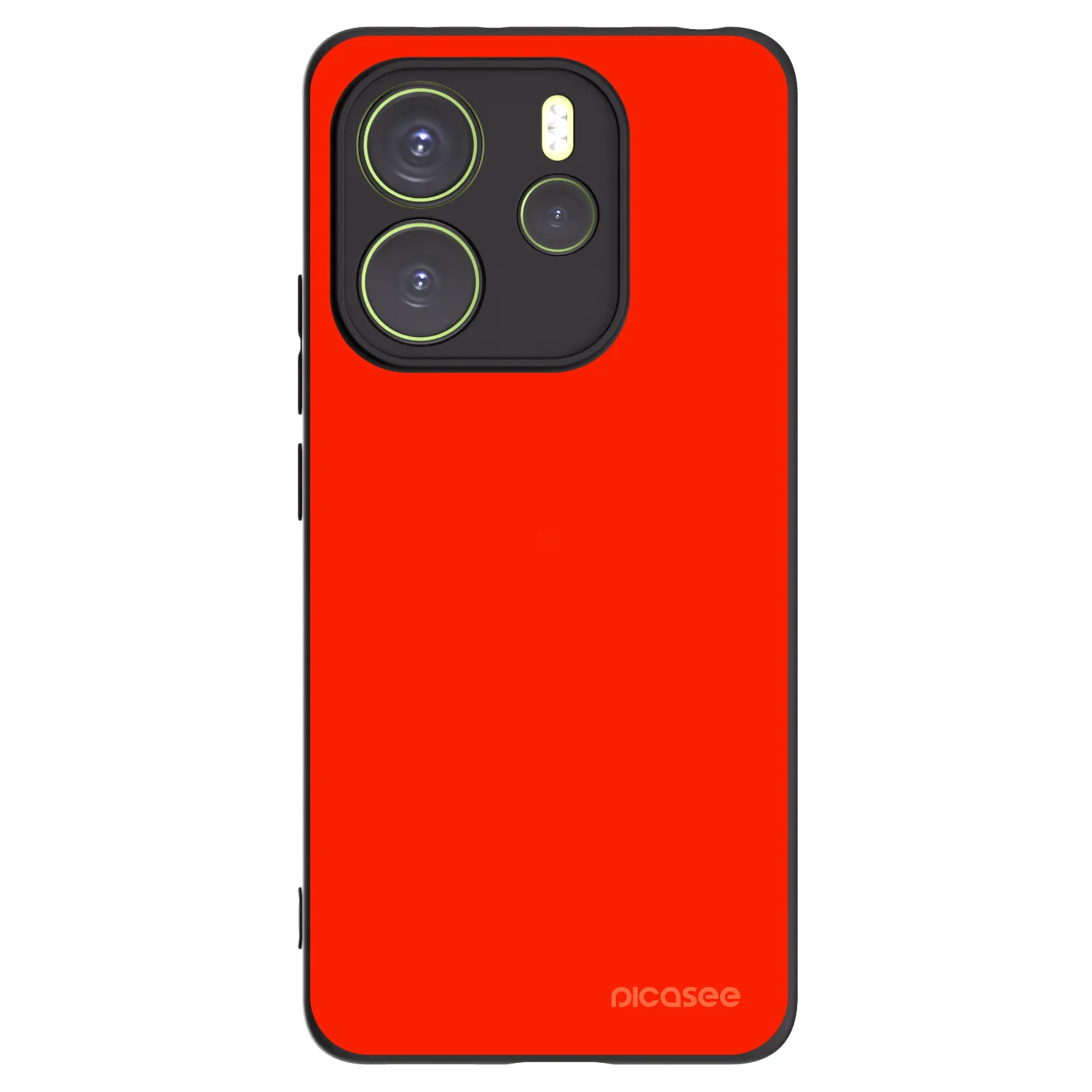 Picasee husă neagră din silicon pentru Xiaomi Redmi Note 14 4G - Maranello Red