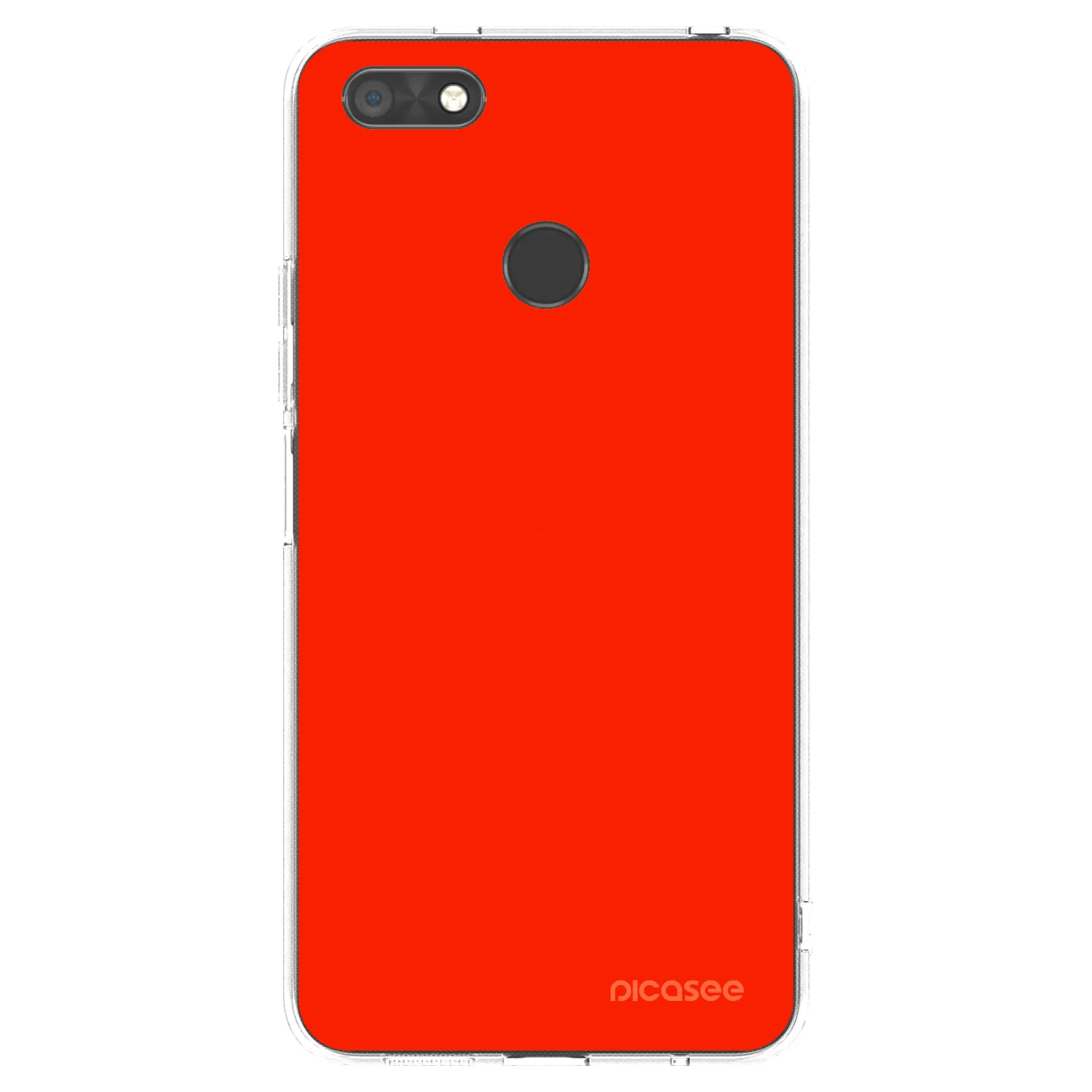 Picasee husă transparentă din silicon pentru Huawei P9 Lite Mini - Maranello Red