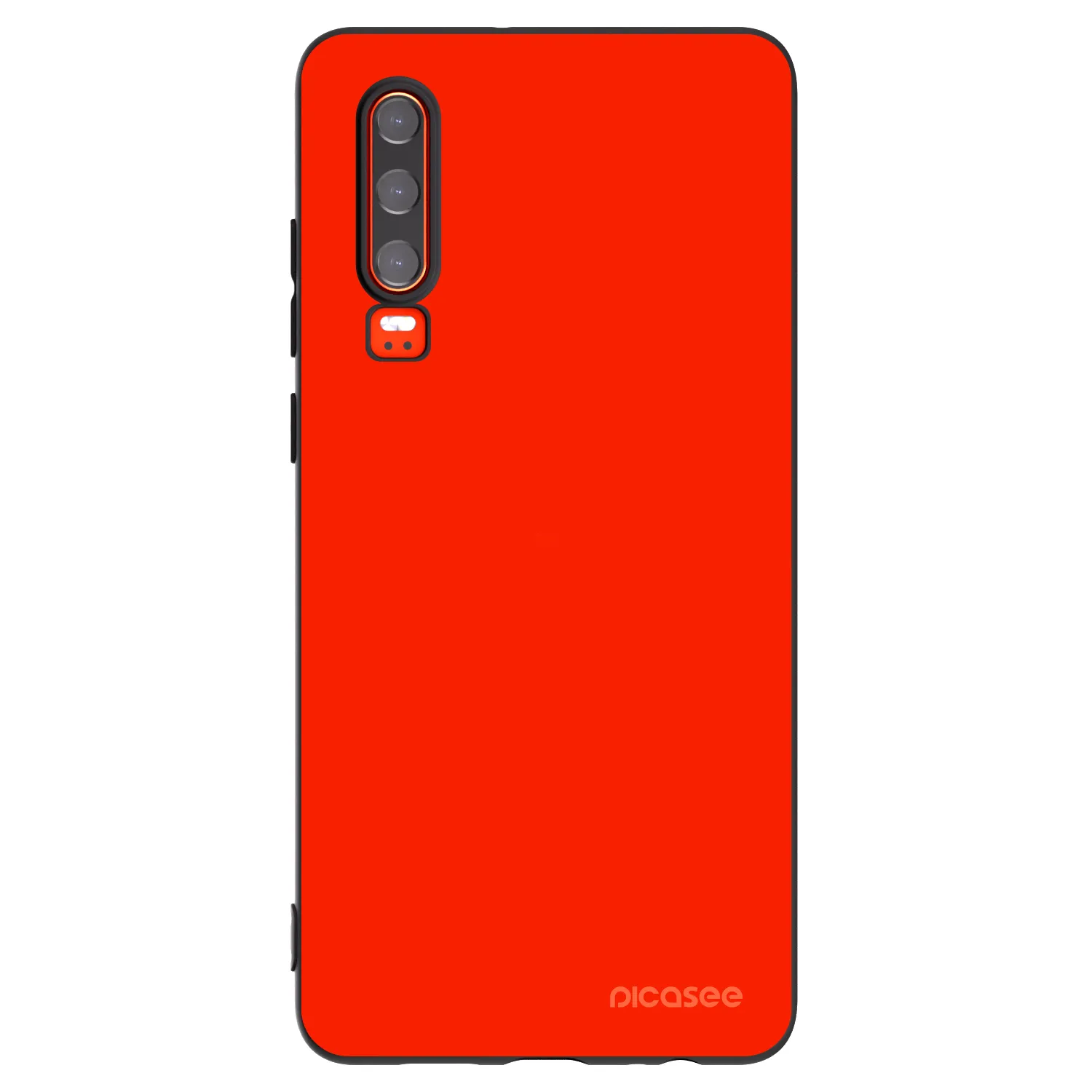 Picasee husă neagră din silicon pentru Huawei P30 - Maranello Red