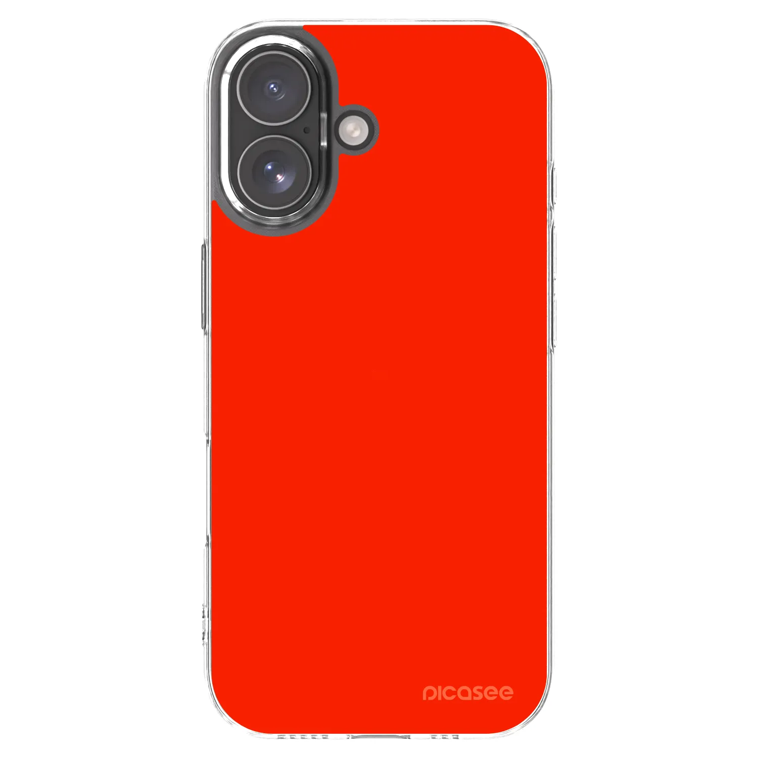Picasee husă transparentă din silicon pentru Apple iPhone 17 - Maranello Red