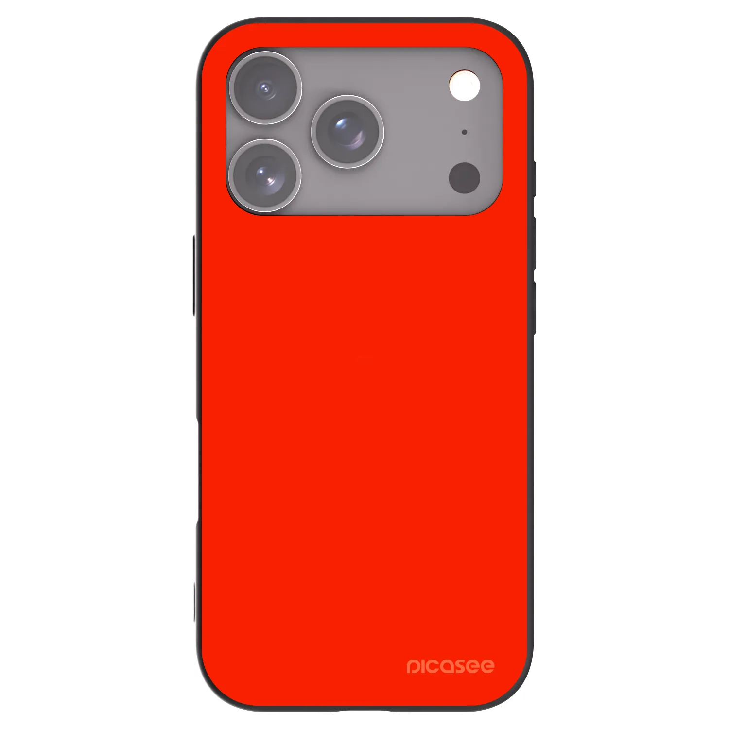 Picasee husă neagră din silicon pentru Apple iPhone 17 Pro - Maranello Red