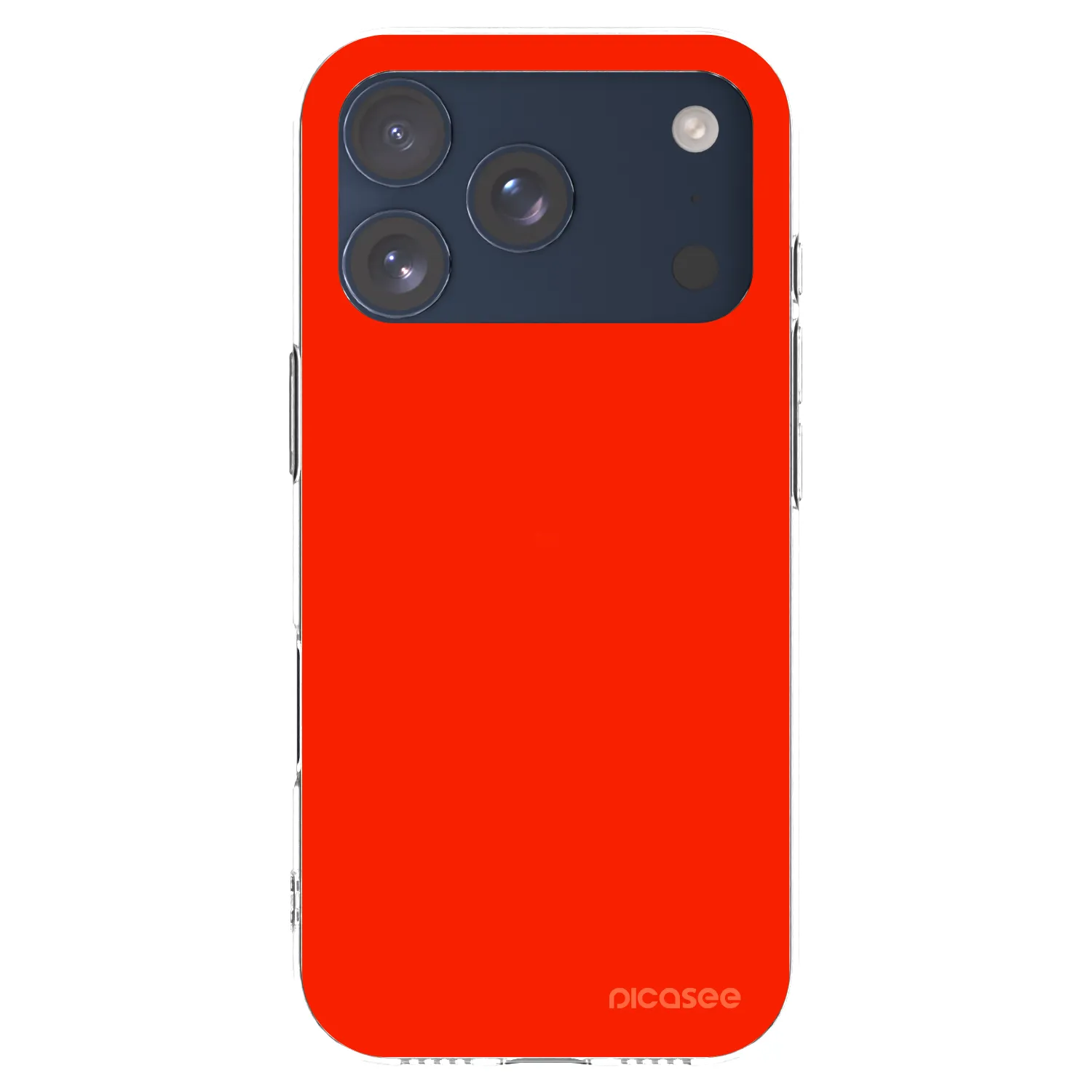 Picasee husă transparentă din silicon pentru Apple iPhone 17 Pro - Maranello Red