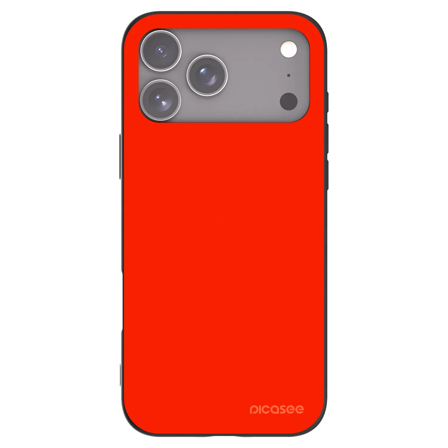 Picasee husă neagră din silicon pentru Apple iPhone 17 Pro Max - Maranello Red