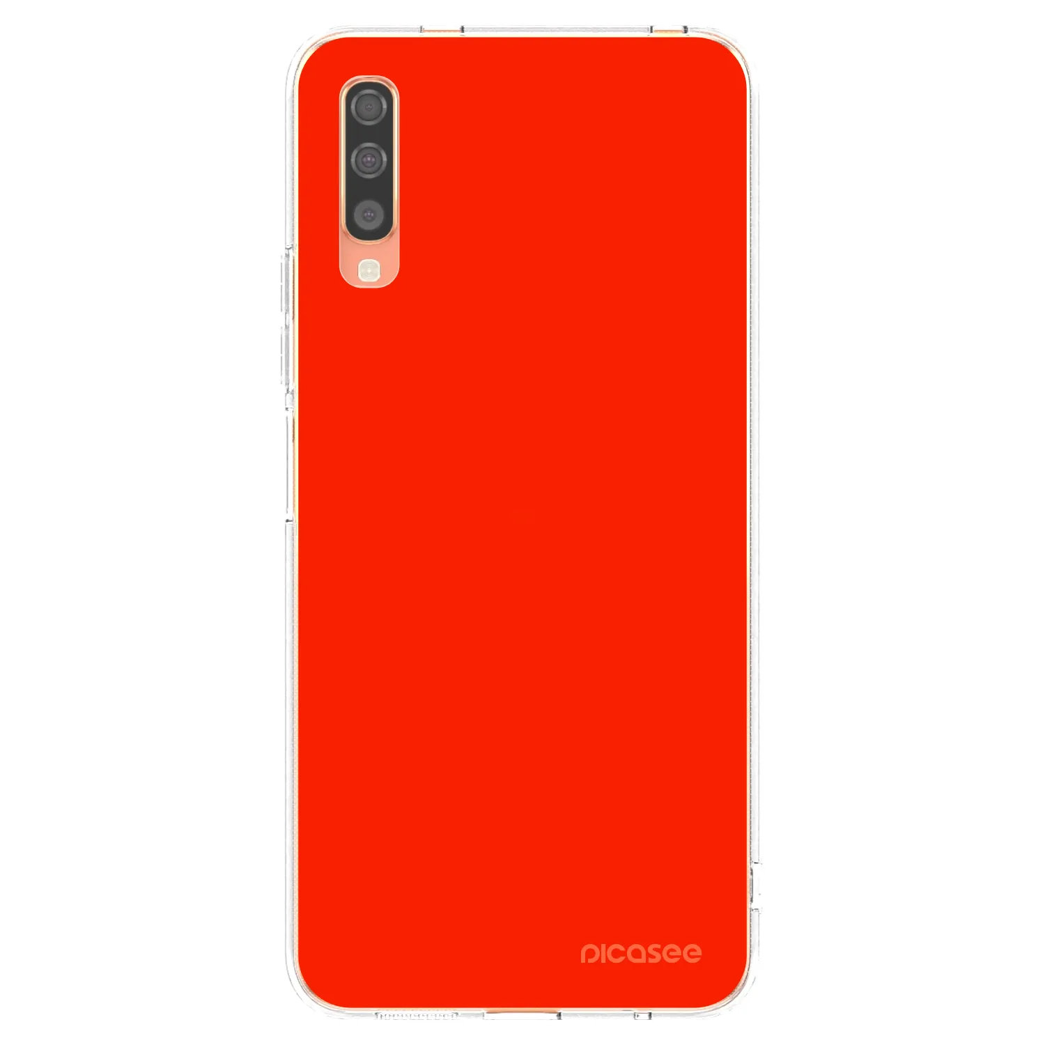 Picasee husă transparentă din silicon pentru Samsung Galaxy A70 A705F - Maranello Red