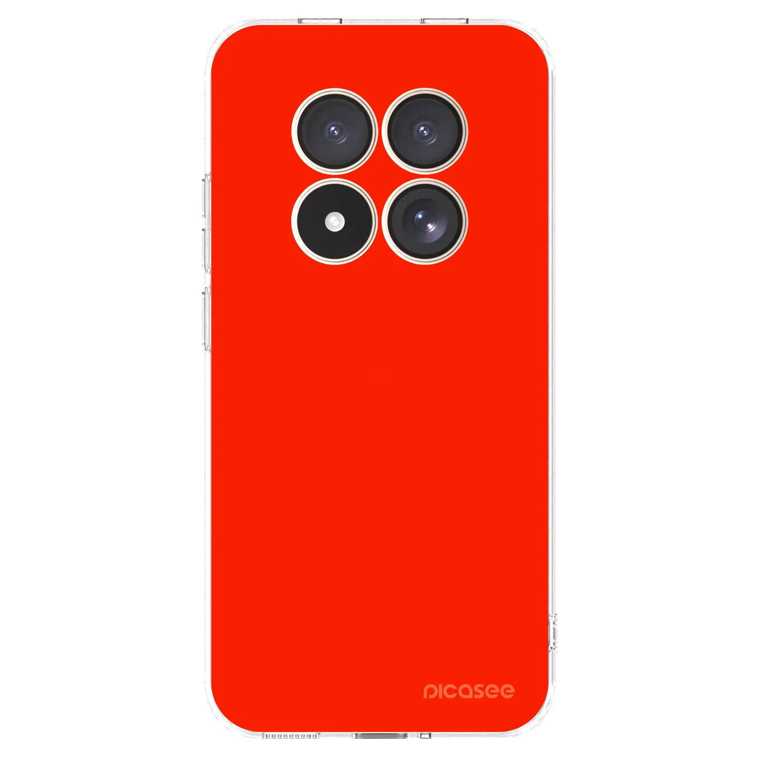 Picasee husă transparentă din silicon pentru Xiaomi Redmi Note 15 Pro 4G - Maranello Red