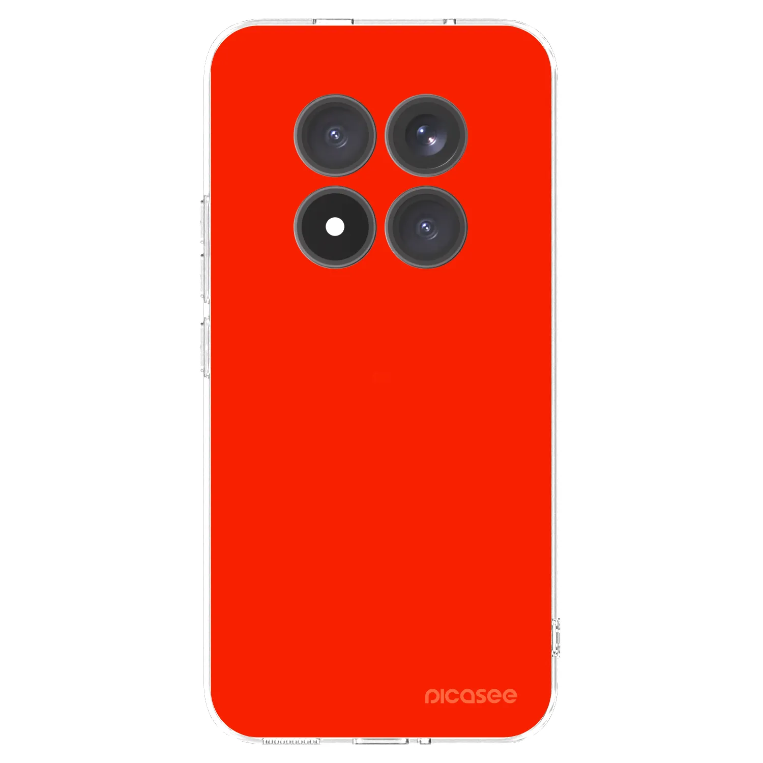 Picasee husă transparentă din silicon pentru Xiaomi Redmi Note 15 Pro+ - Maranello Red